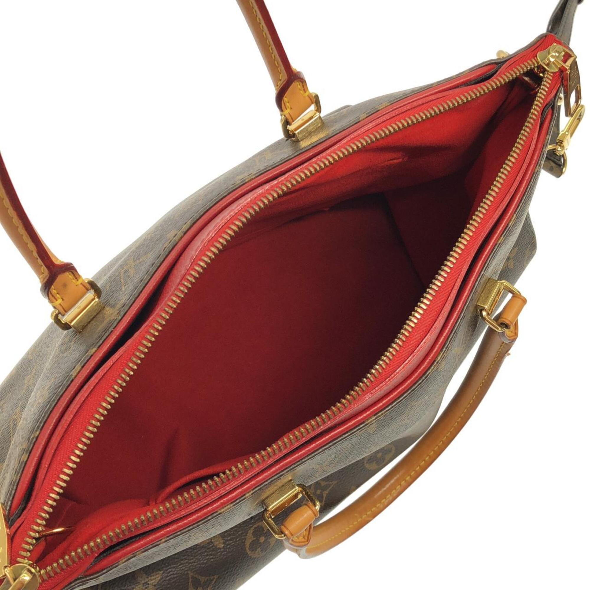 Louis Vuitton Cerise Marron Coated Canvas Handbag (Pre-Owned)