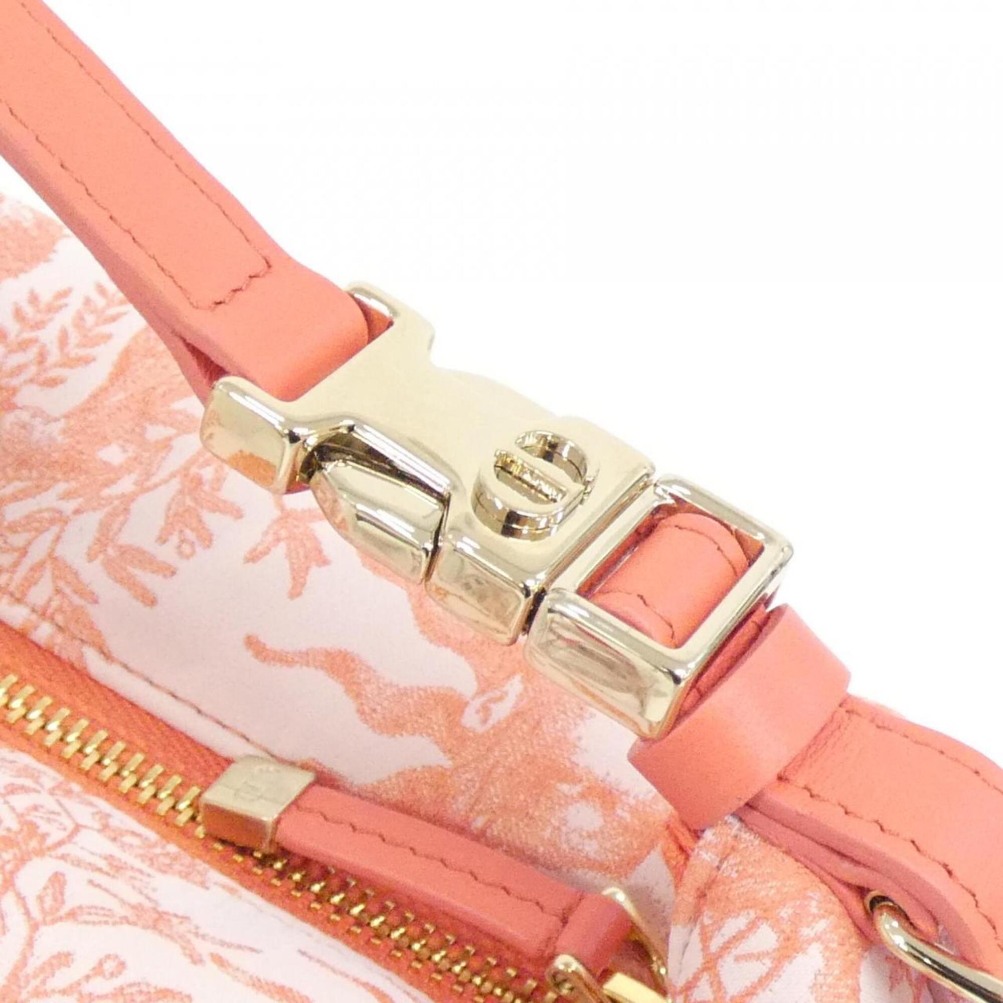 Christian Dior Orange Canvas Pouch (Pre-Owned)