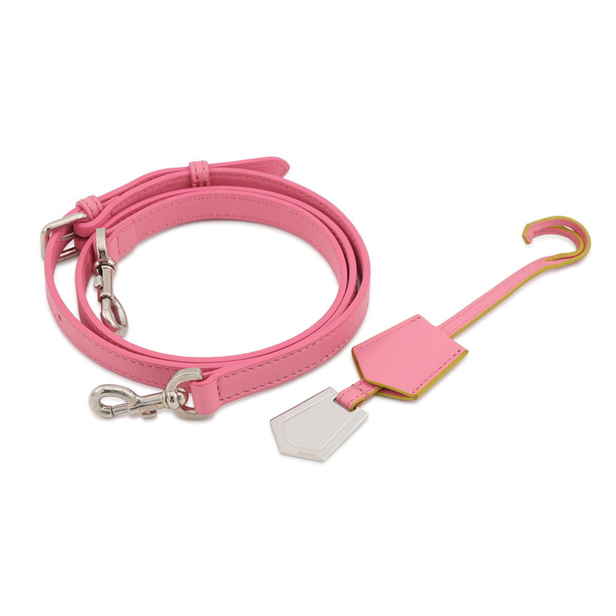 Fendi Pink Leather Handbag (Pre-Owned)