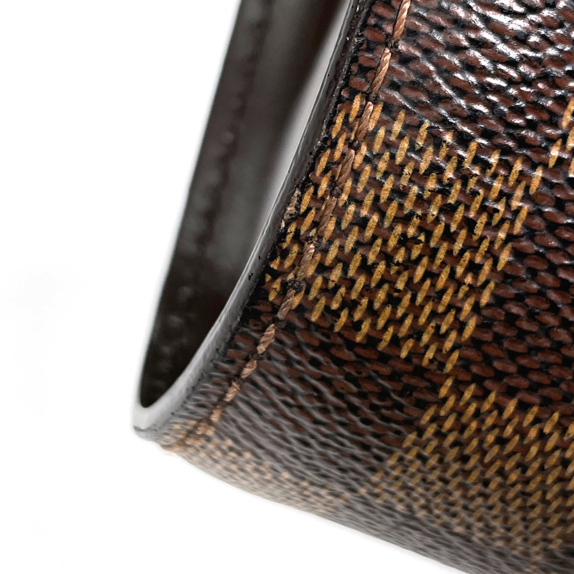 Louis Vuitton Brown Damier Canvas Damier Canvas Clutch Bag (Pre-Owned)