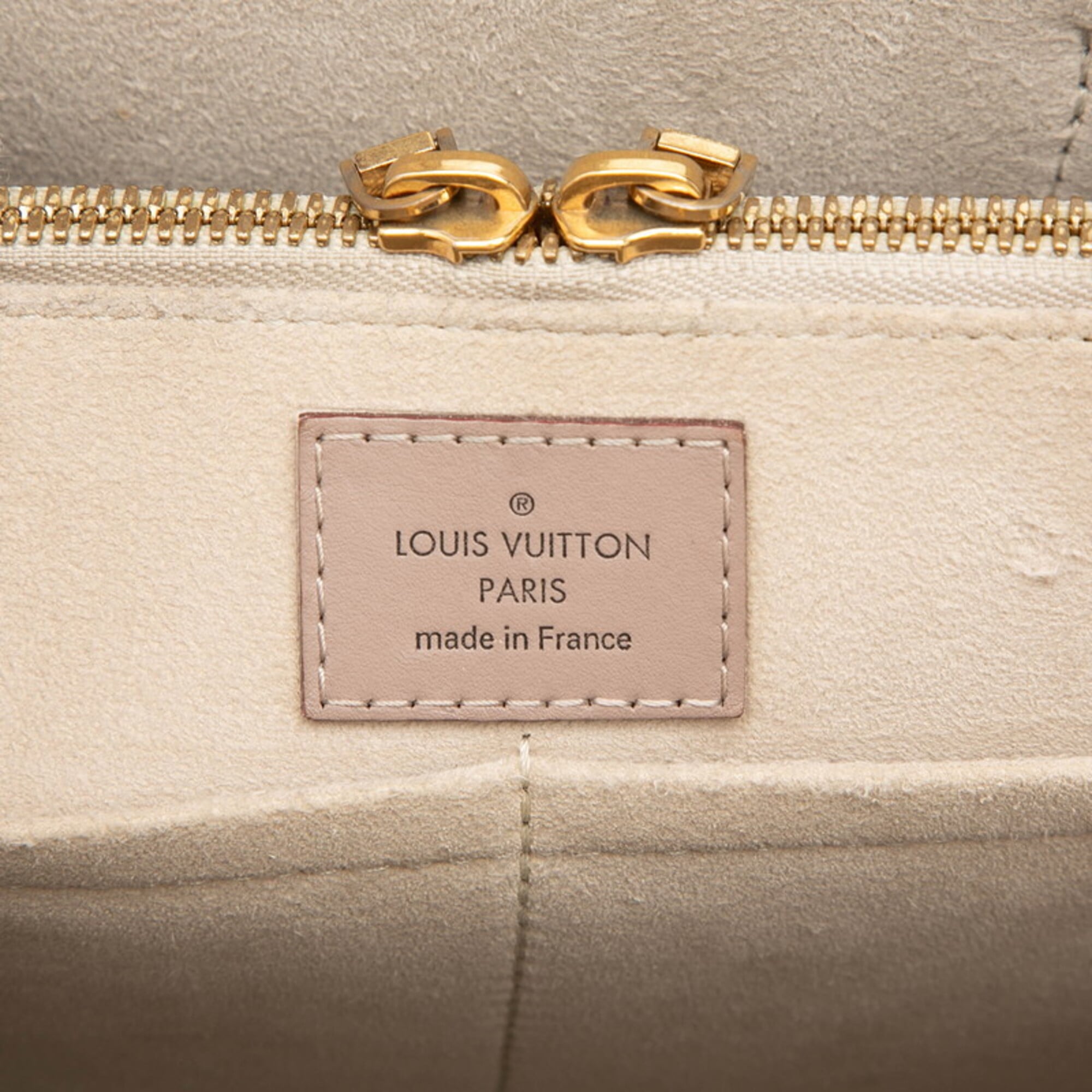 Louis Vuitton Monogram Bordeaux Mastic Raisin Leather Shoulder Bag Tote Bag (Pre-Owned)