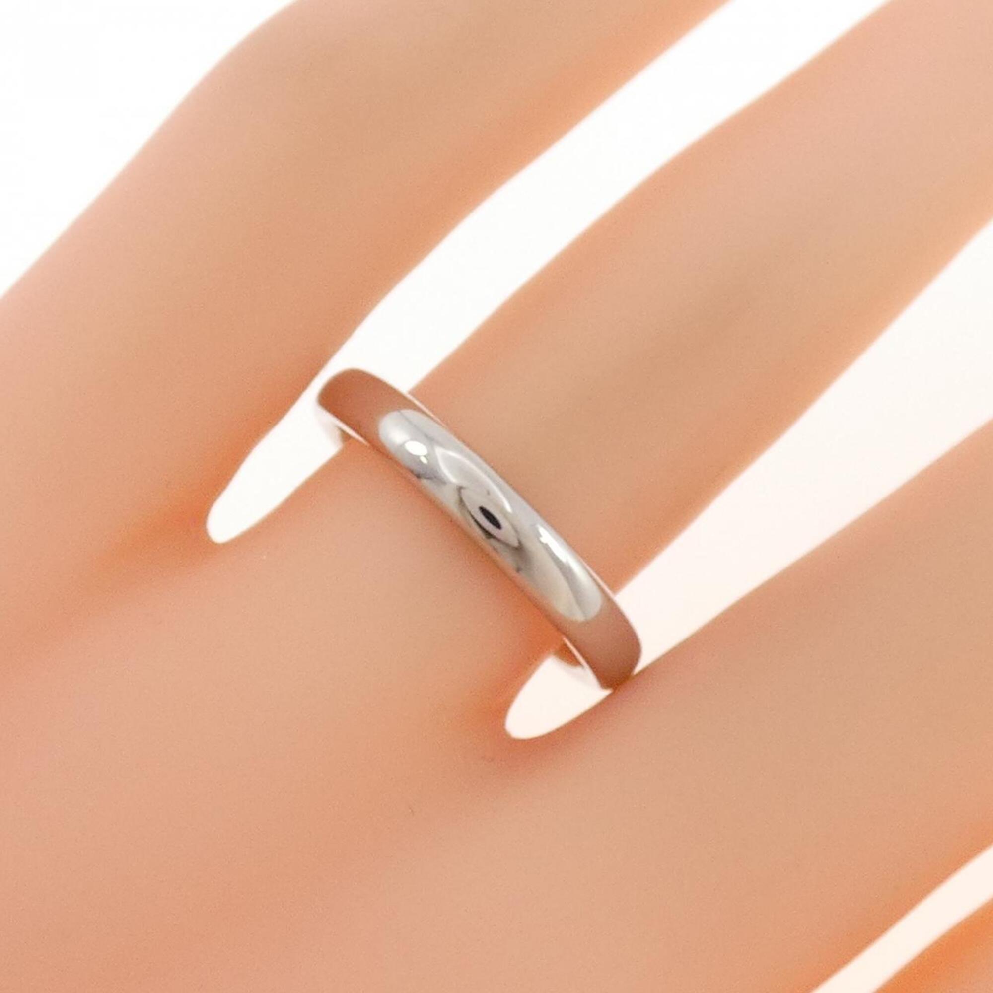 Tiffany Platinum Platinum 950 Band Ring (Pre-Owned)