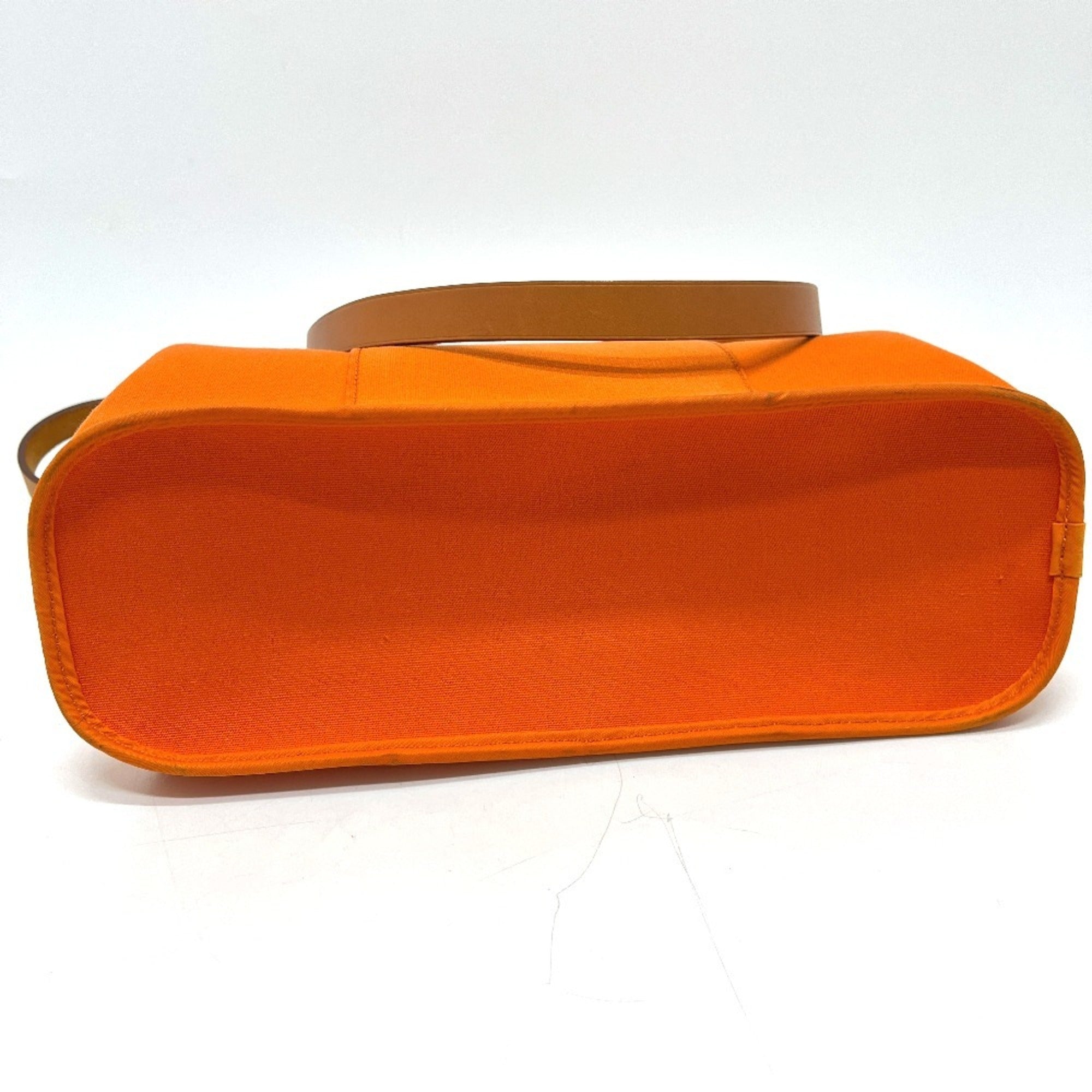 Hermes Orange Toile H Handbag Tote Bag (Pre-Owned)