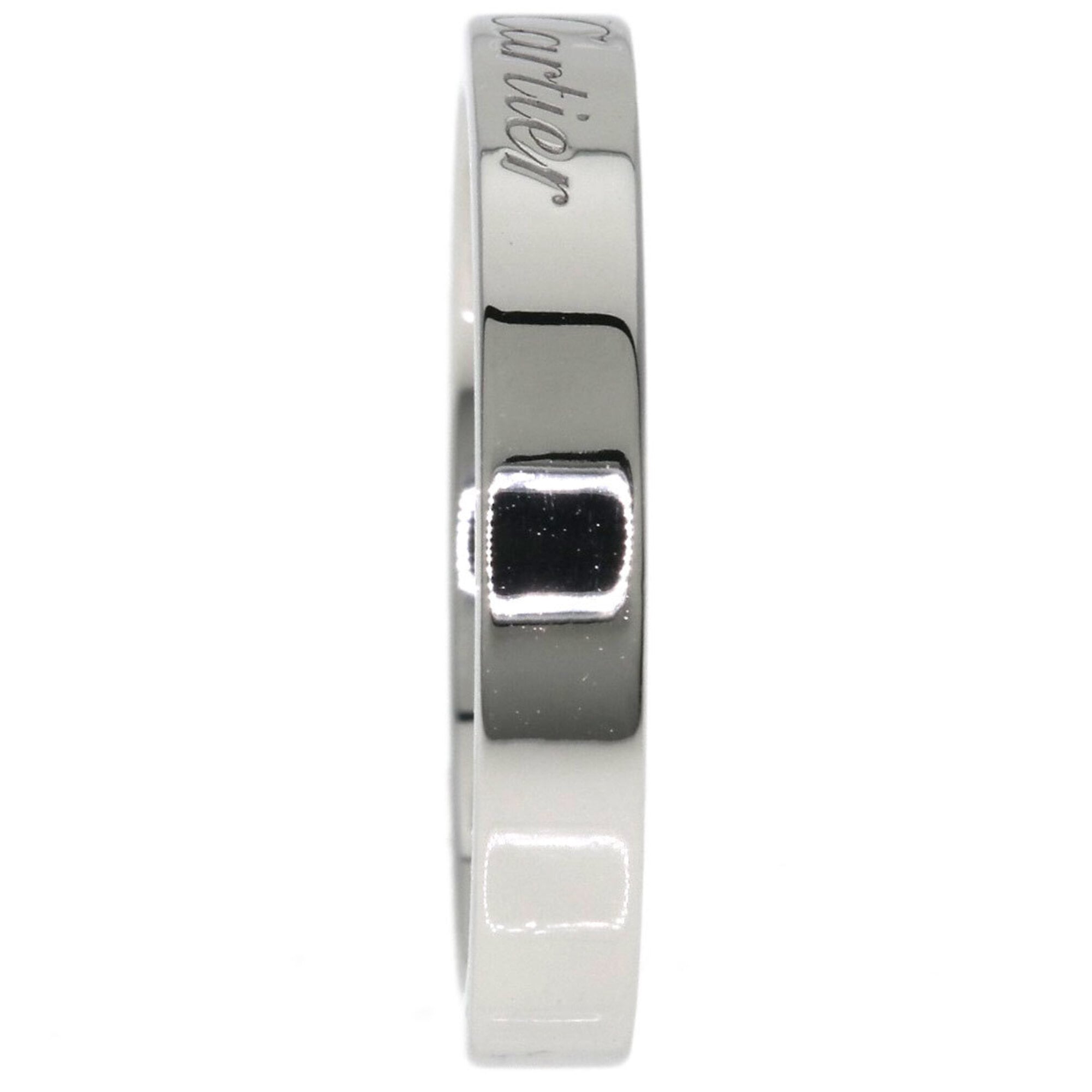 Cartier Platinum Platinum 950 Band Ring (Pre-Owned)