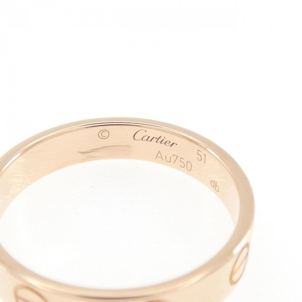 Cartier Pink Gold Pink Gold (18K) Band Ring (Pre-Owned)