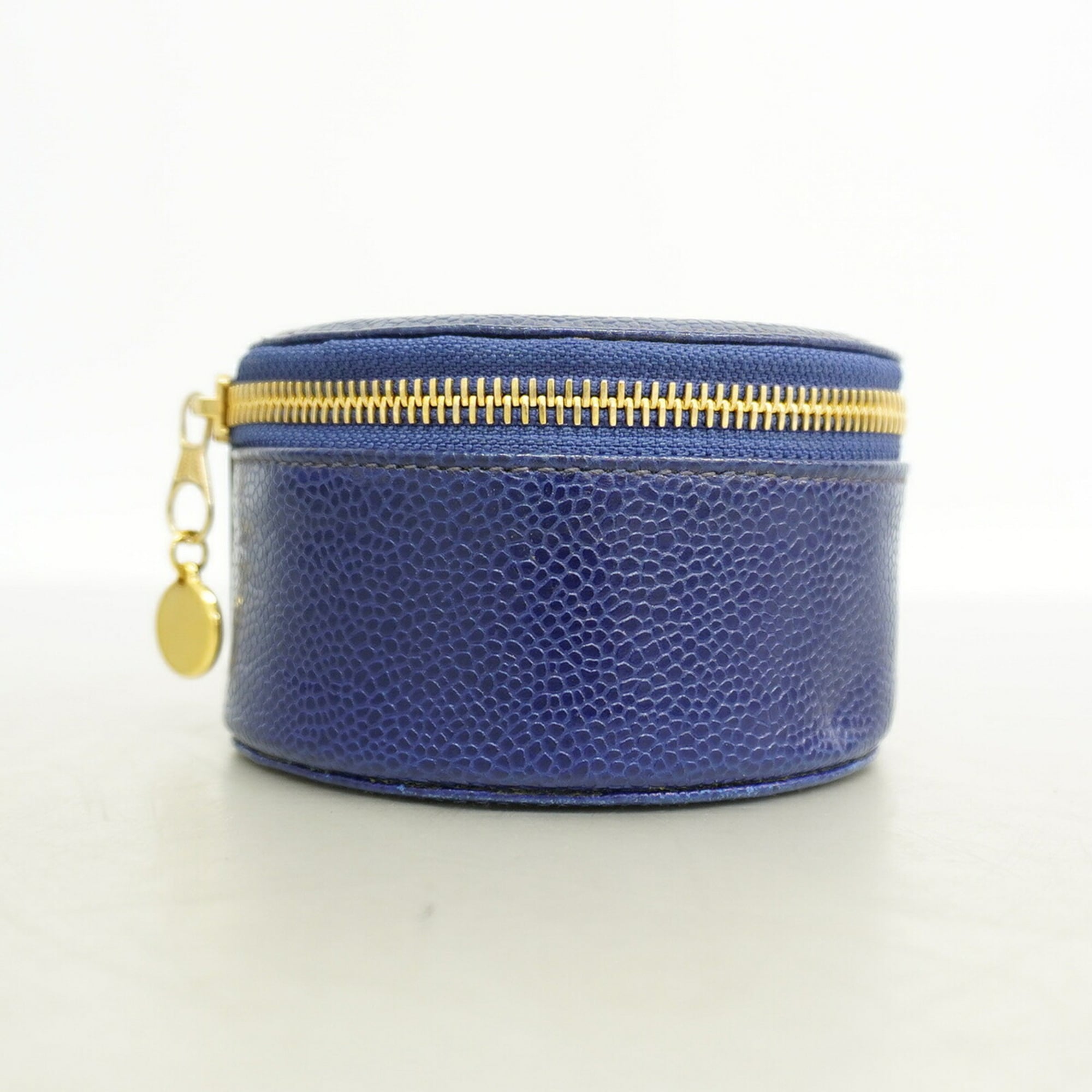 Chanel Navy Grained Calfskin (Pre-Owned)