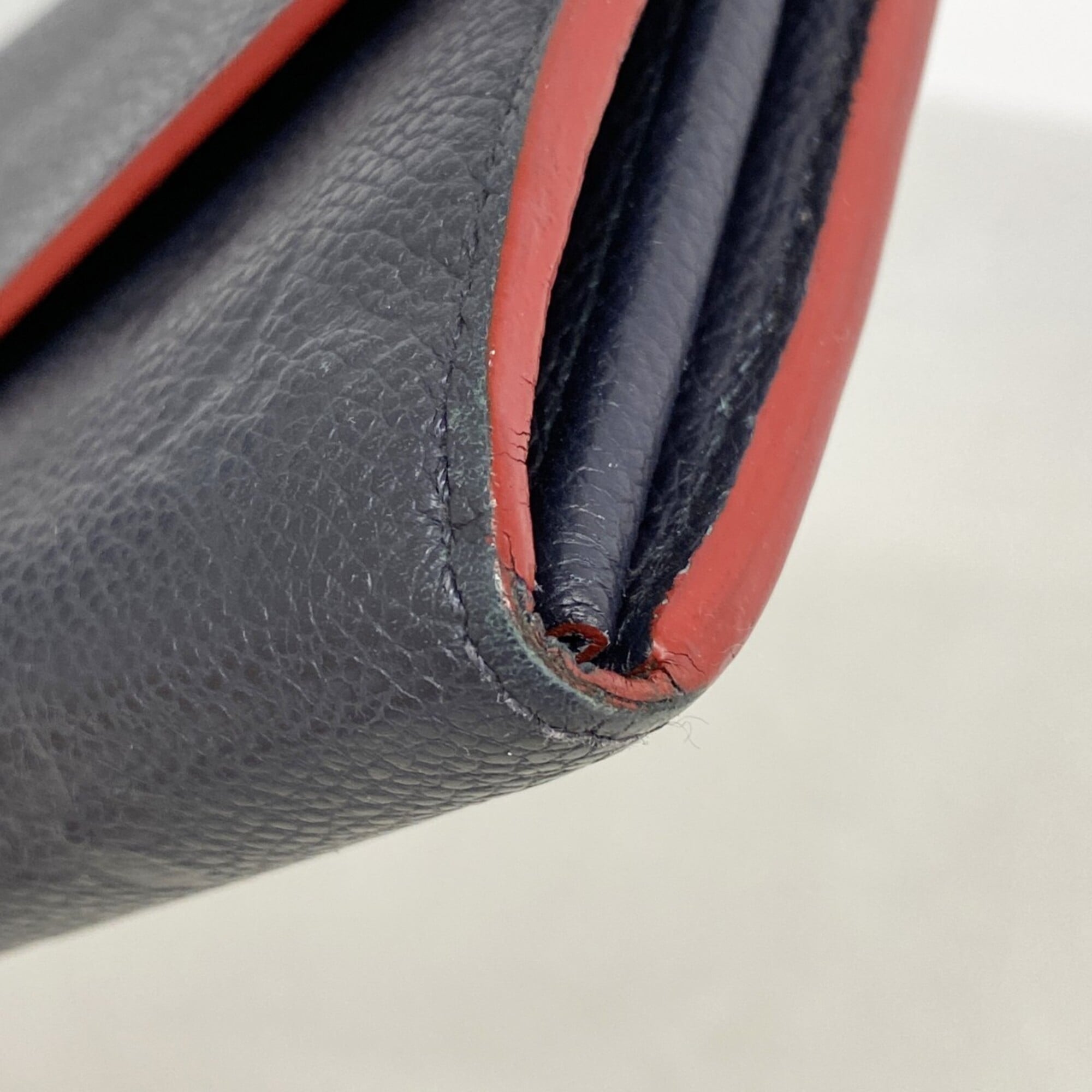 Louis Vuitton Marine Rouge Long Wallet (Bi-Fold) (Pre-Owned)