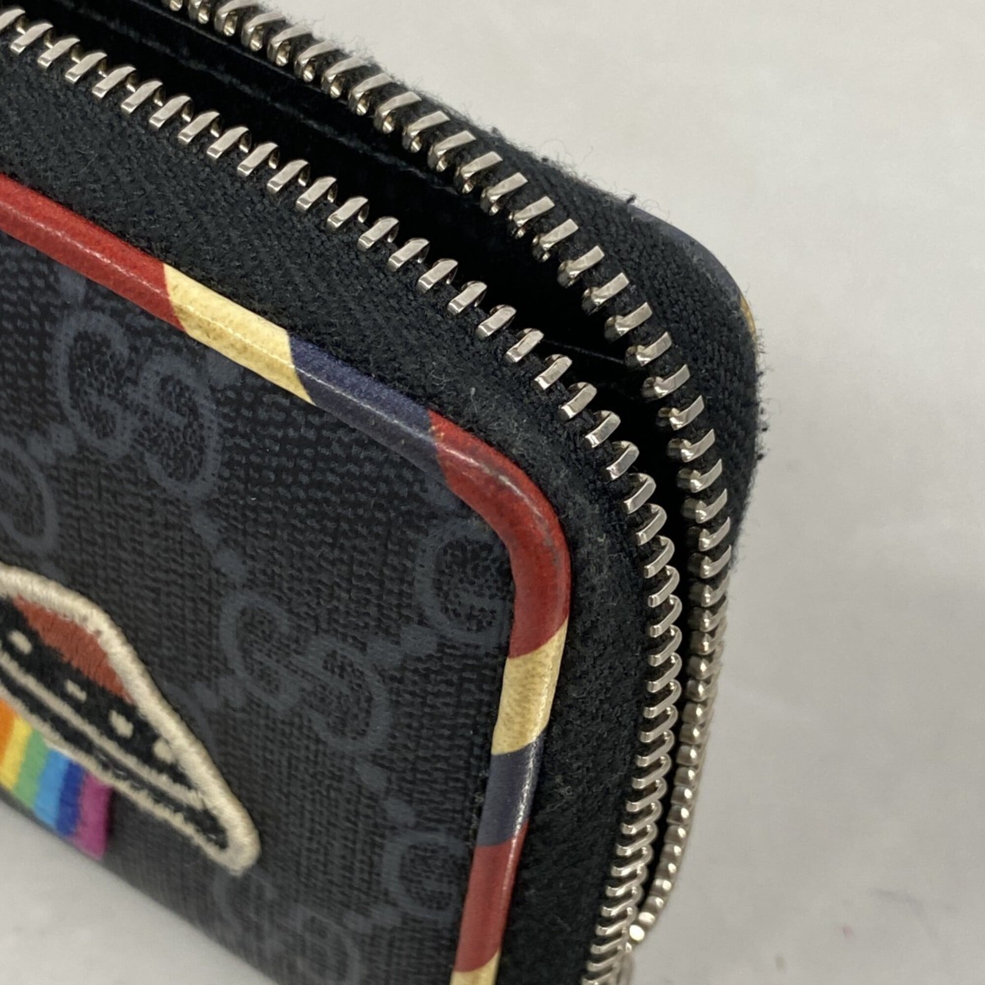 Gucci Black Pvc Coin Purse/Coin Case (Pre-Owned)
