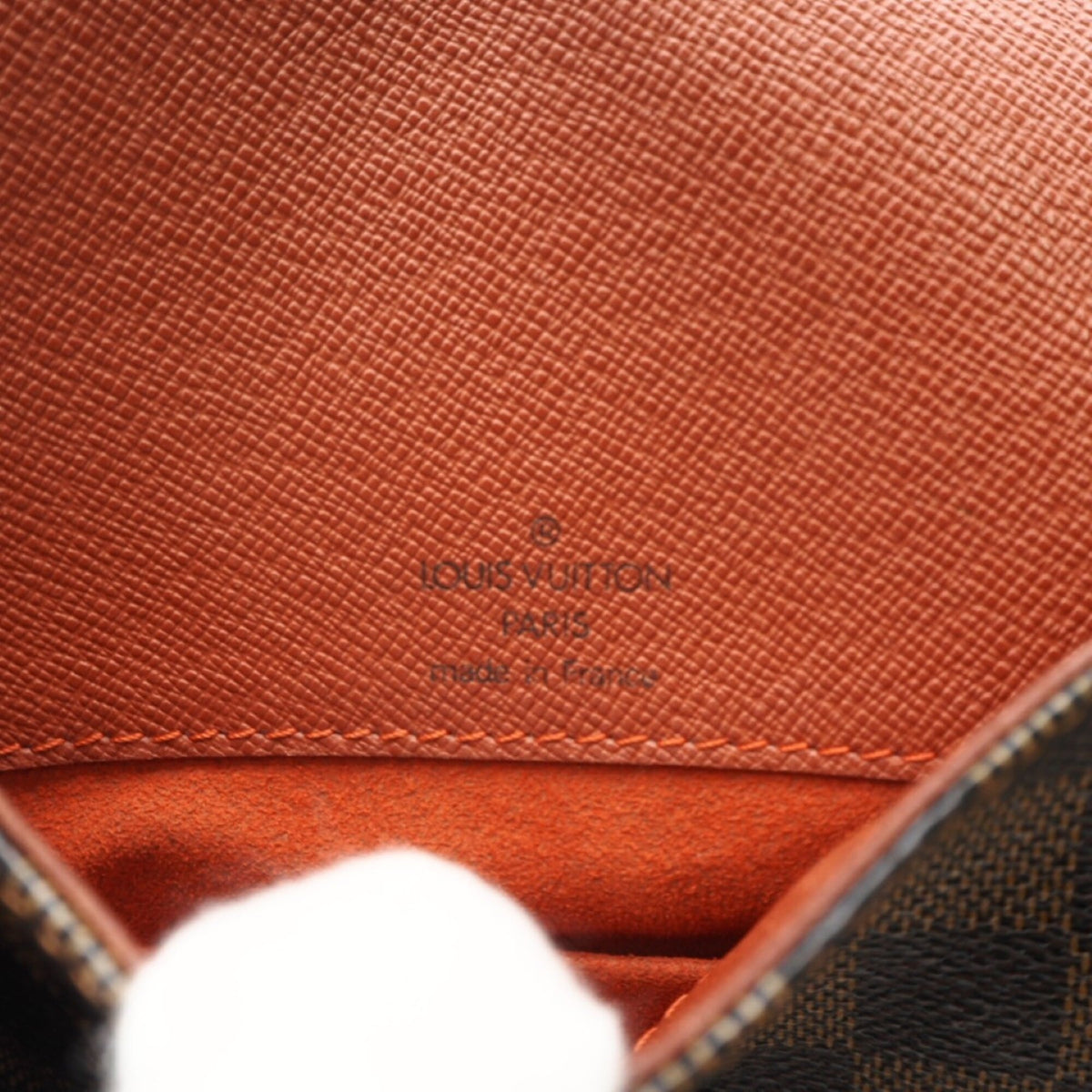 Louis Vuitton Damier Brown Coated Canvas Leather Shoulder Bag (Pre-Owned)