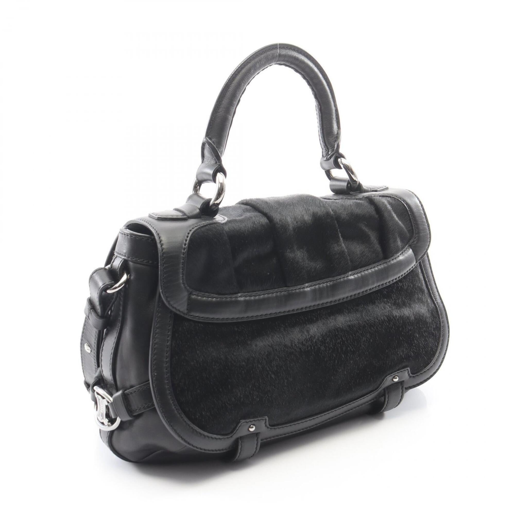 Celine Black Leather Handbag (Pre-Owned)