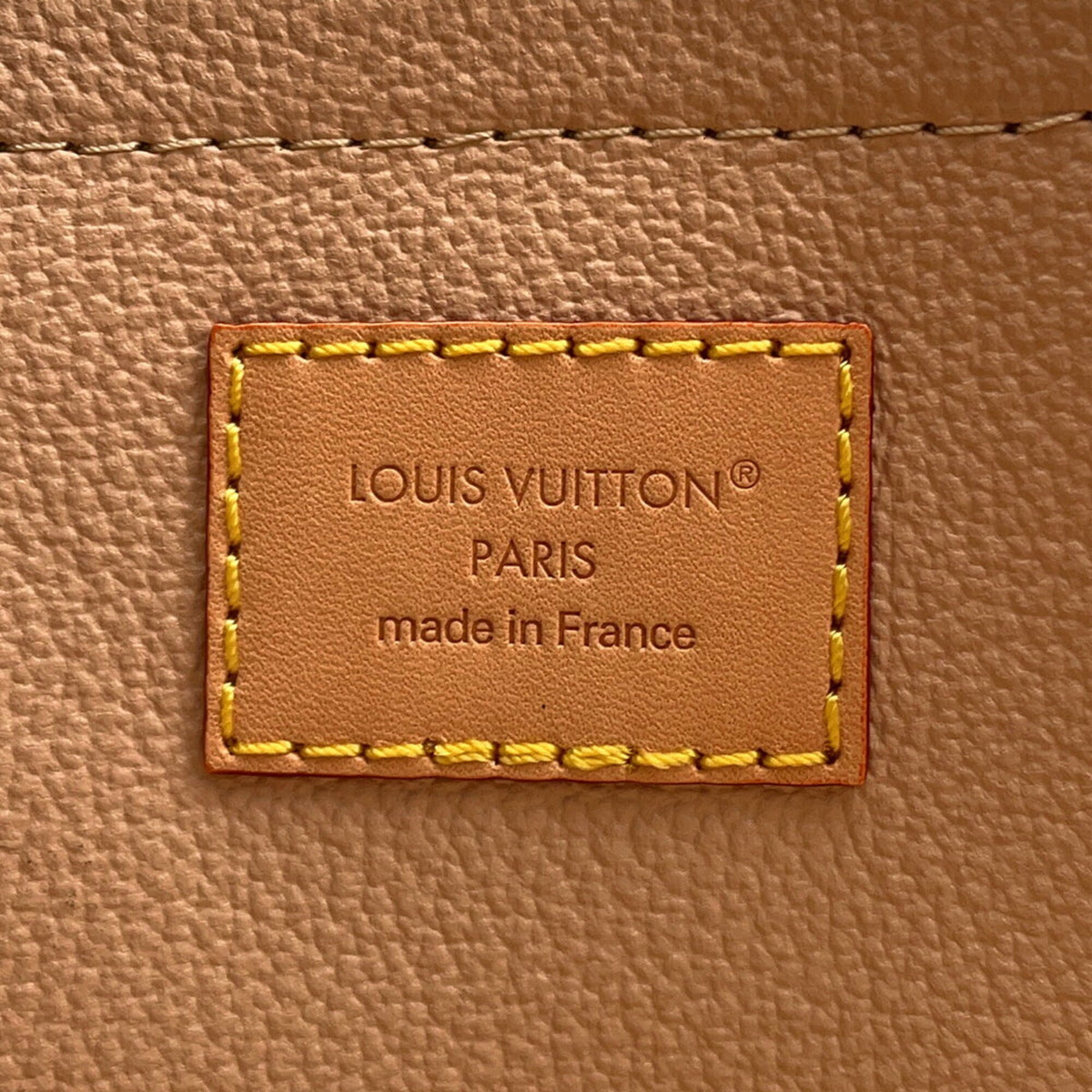 Louis Vuitton Beige Monogram Document Case Handbag Pouch (Pre-Owned)