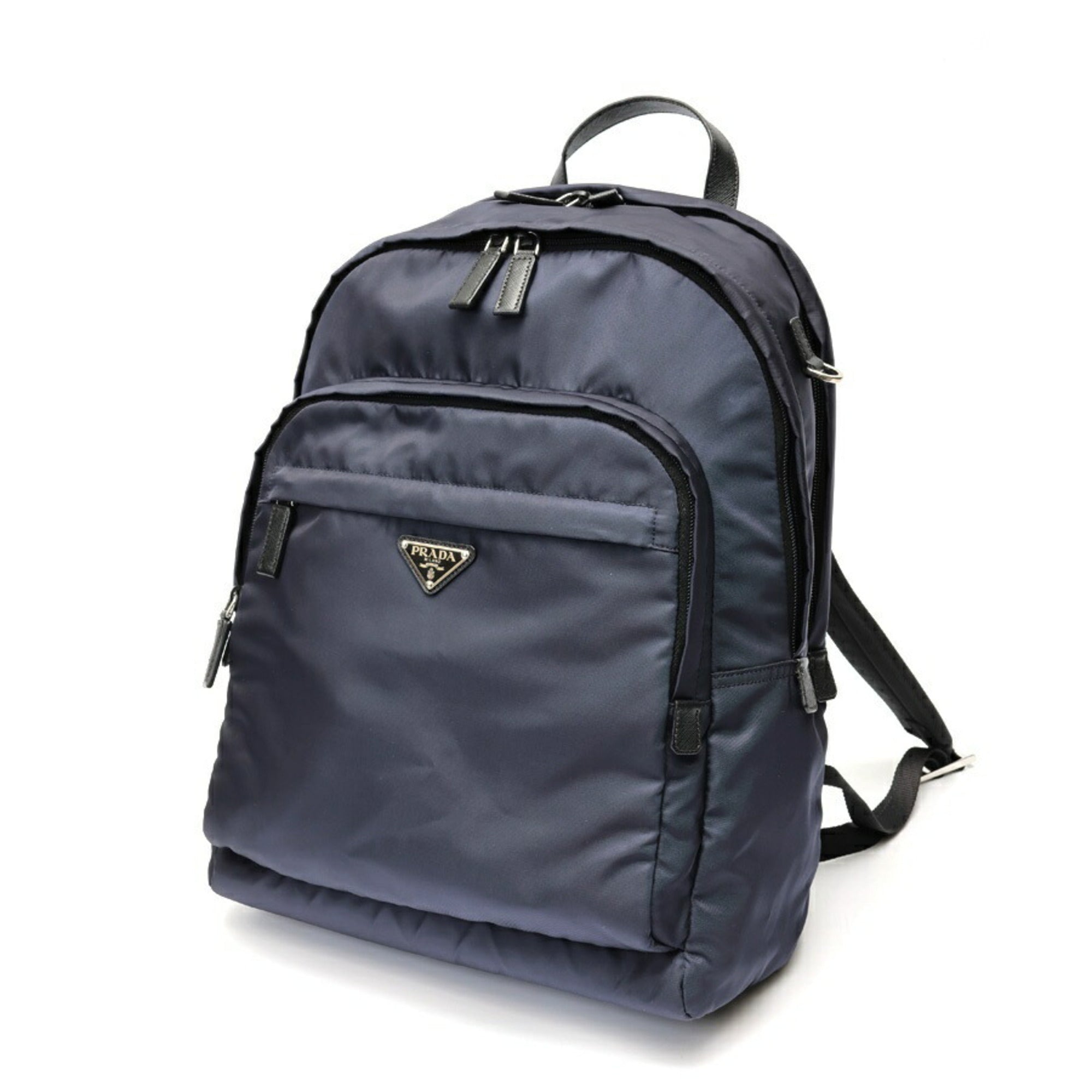 Prada Navy Nylon Backpack (Pre-Owned)