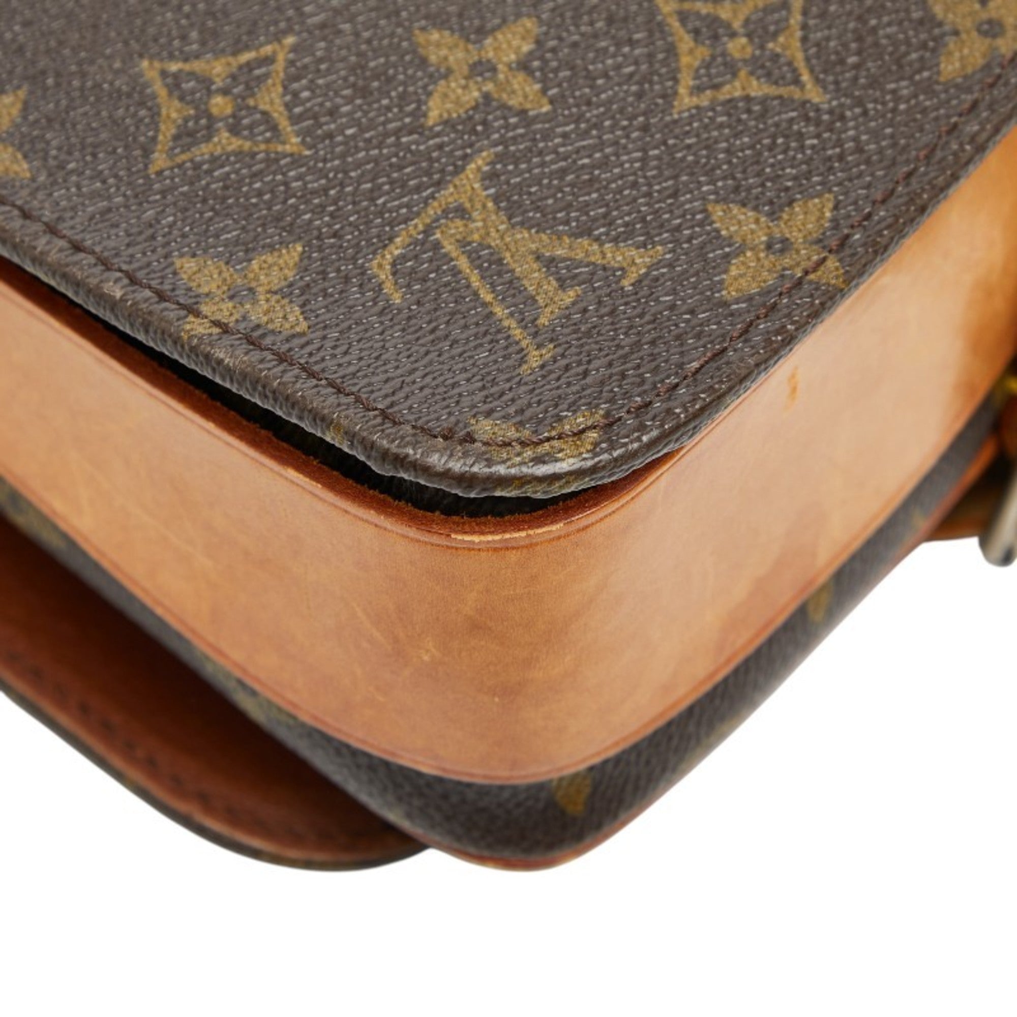 Louis Vuitton Brown Pvc Leather Shoulder Bag (Pre-Owned)