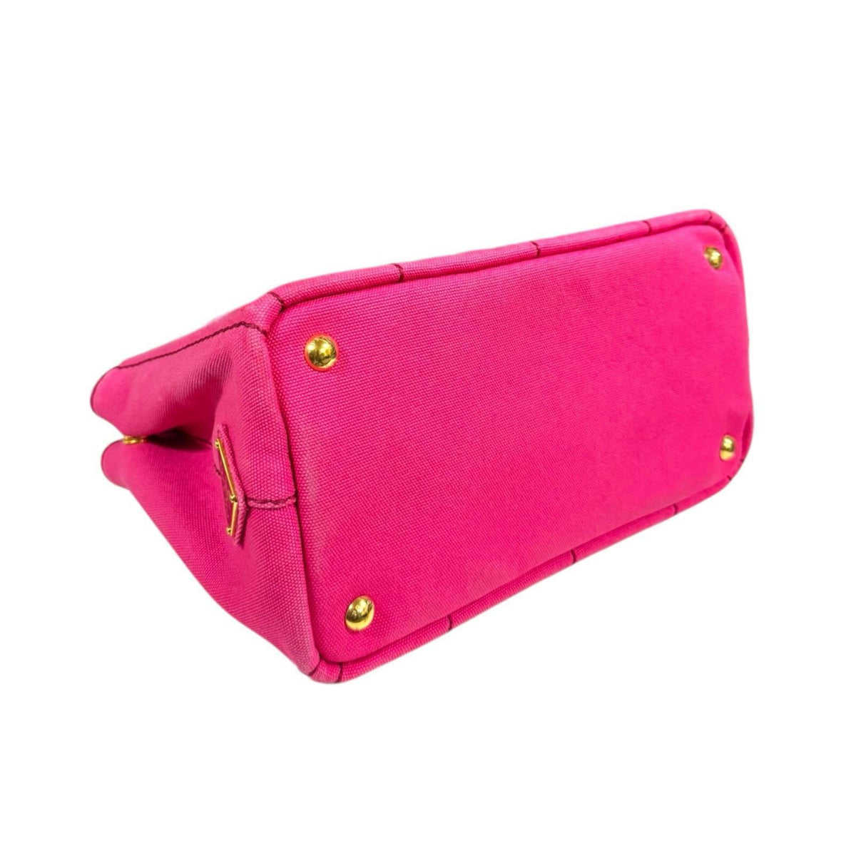Prada Pink Canvas Shoulder Bag (Pre-Owned)