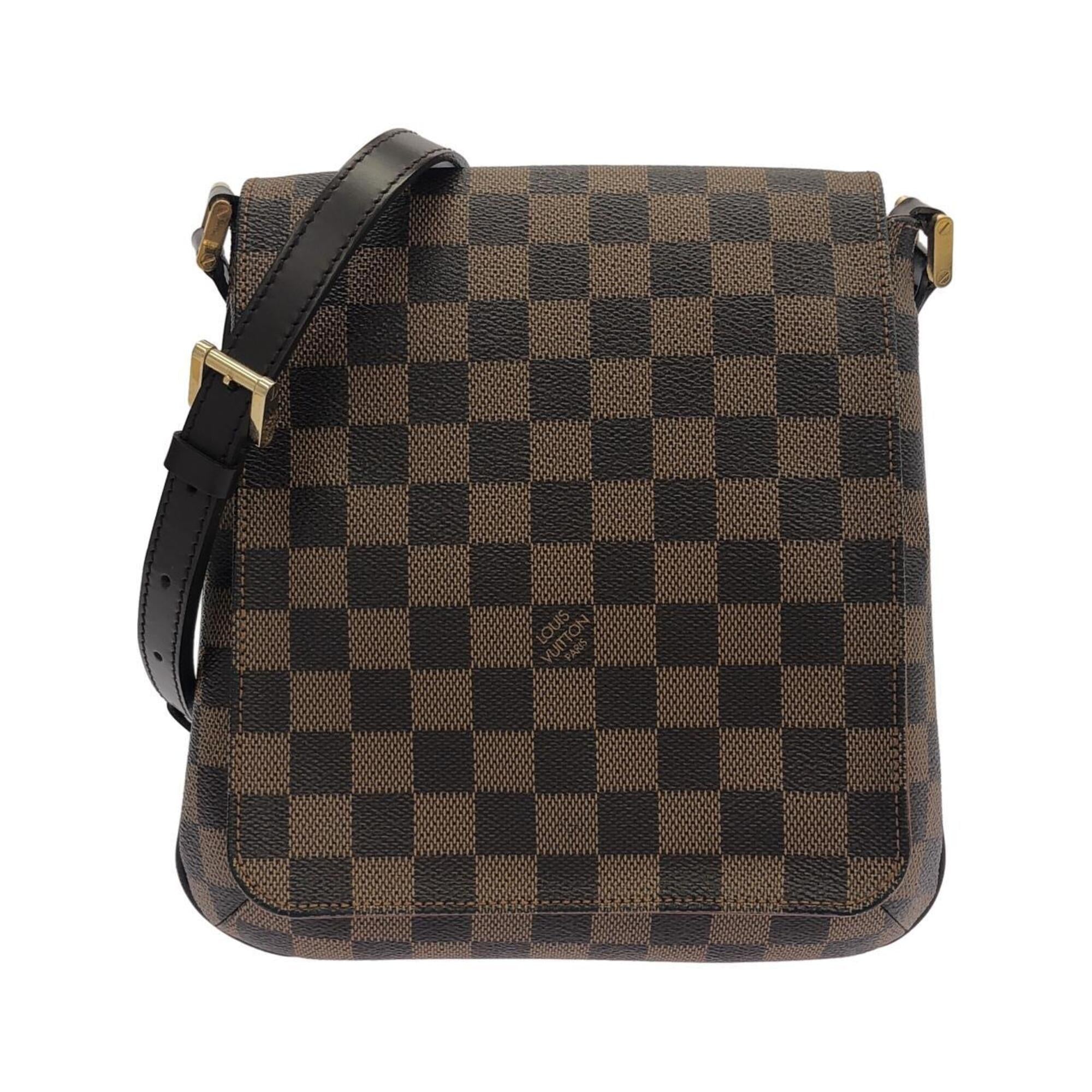 Louis Vuitton Ebene Coated Canvas Shoulder Bag (Pre-Owned)