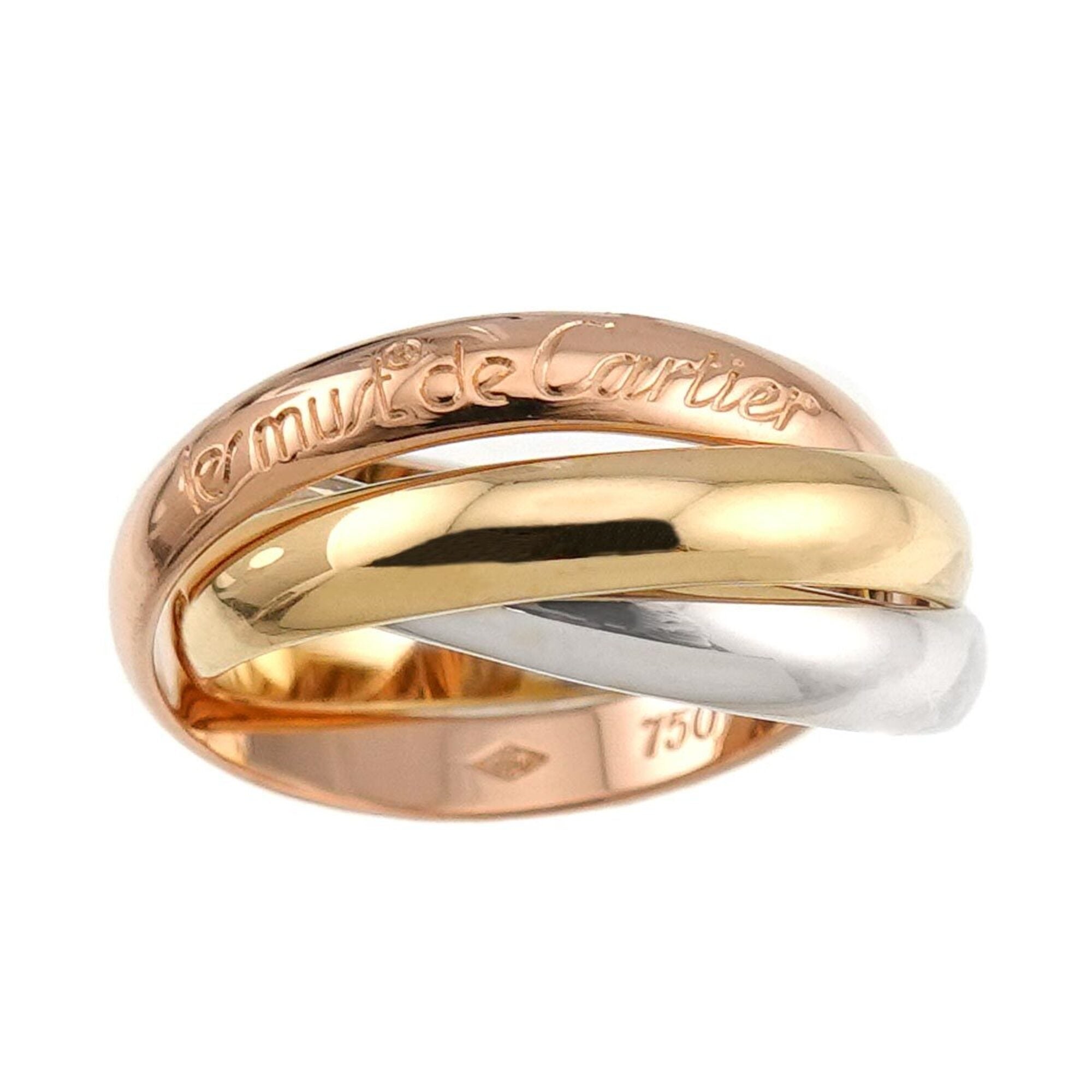 Cartier Yellow Gold (18K) Pink Gold (18K) White Gold (18K) Band Ring (Pre-Owned)