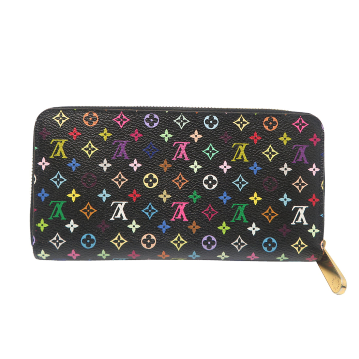 Louis Vuitton Noir Monogram Multicolore Long Wallet (Bi-Fold) (Pre-Owned)