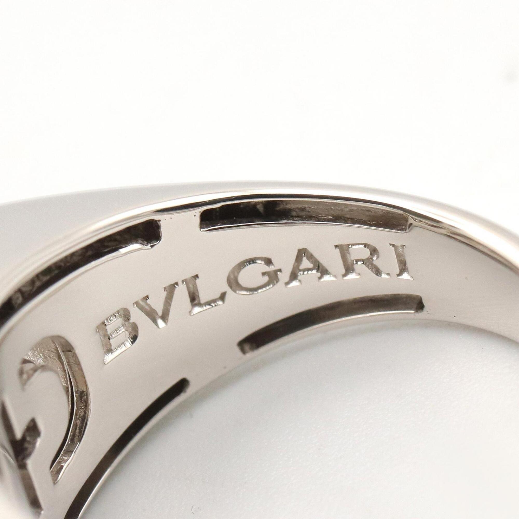 Bvlgari Silver White Gold (18K) Band Ring (Pre-Owned)