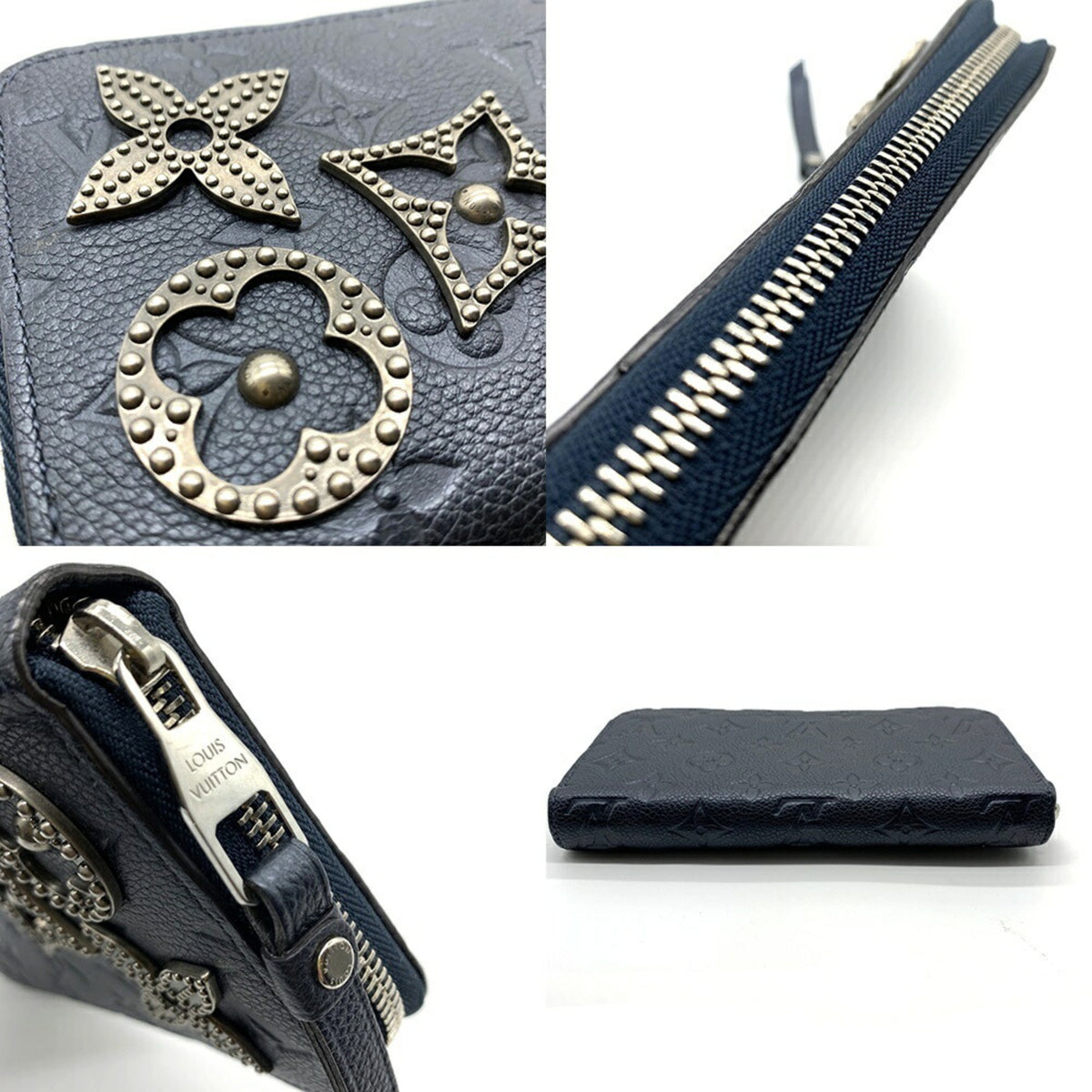 Louis Vuitton Monogram Empreinte Black Monogram Empreinte Long Wallet (Bi-Fold) (Pre-Owned)