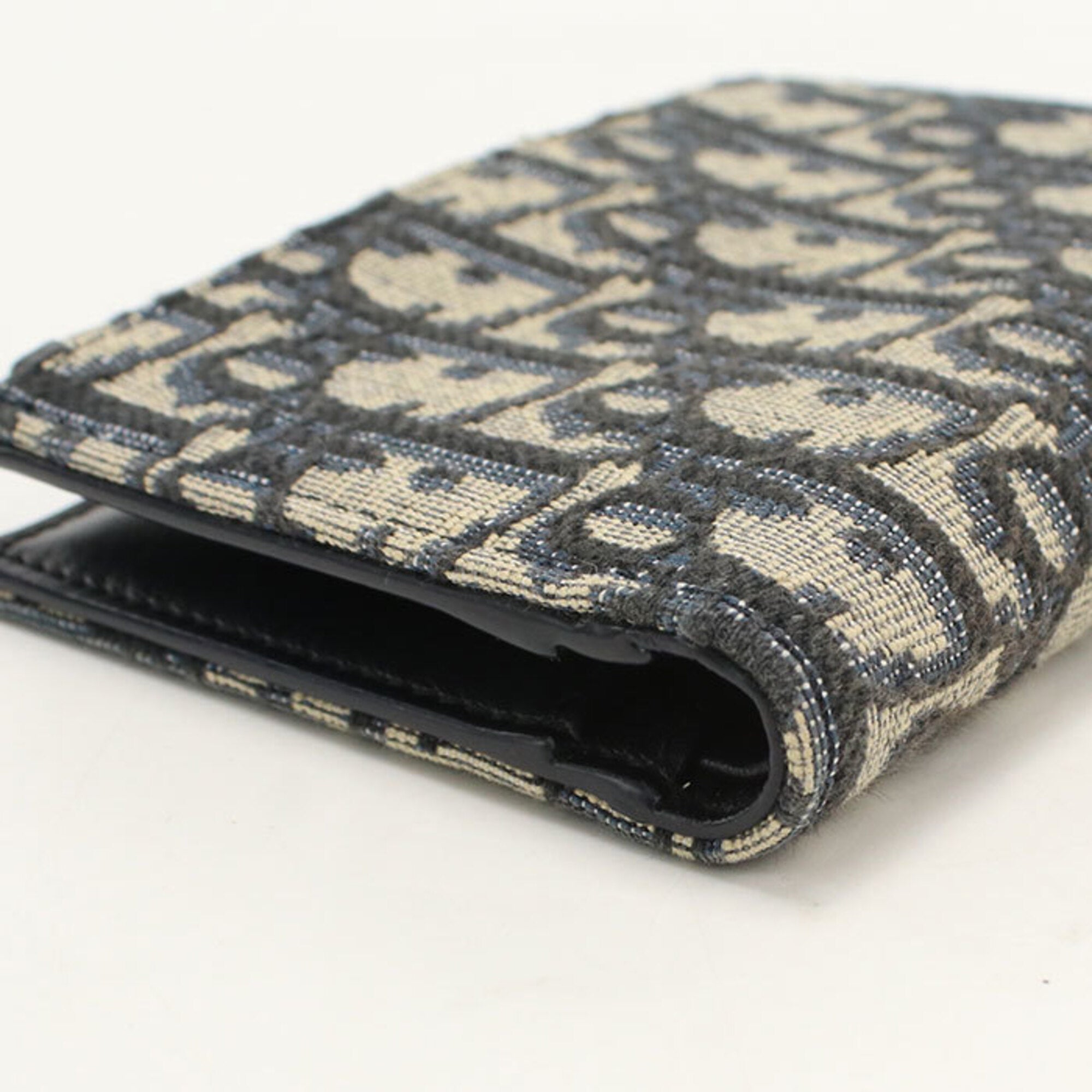 Christian Dior Navy Wallet (Bi-Fold) (Pre-Owned)