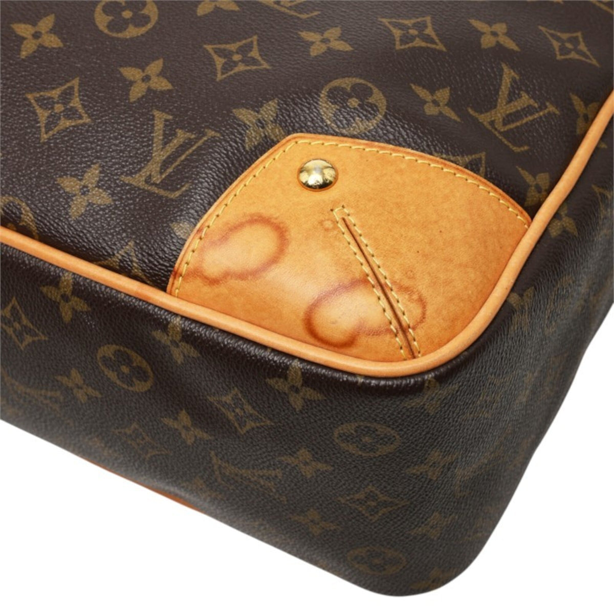 Louis Vuitton Brown Pvc Leather Handbag Shoulder Bag (Pre-Owned)
