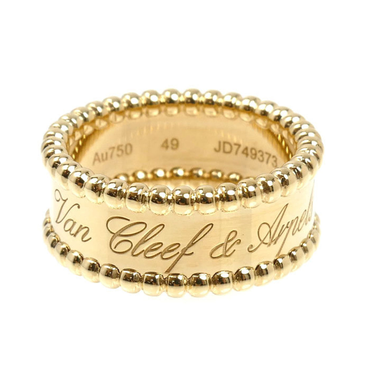 Van Cleef & Arpels Yellow Gold (18K) Band Ring (Pre-Owned)