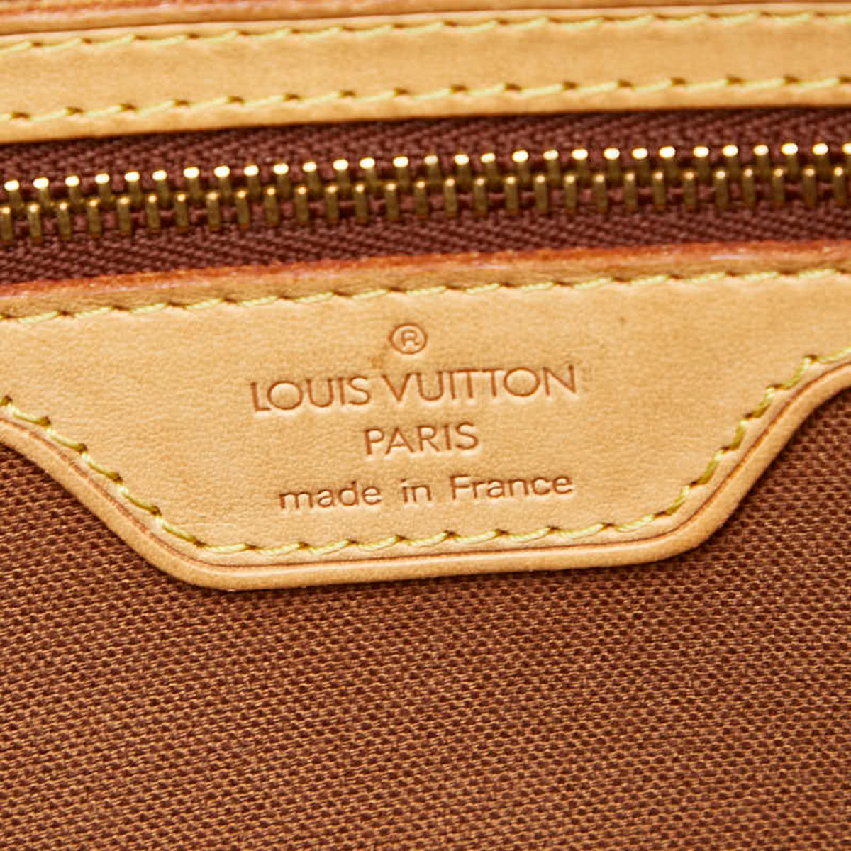 Louis Vuitton Brown Pvc Leather Handbag (Pre-Owned)