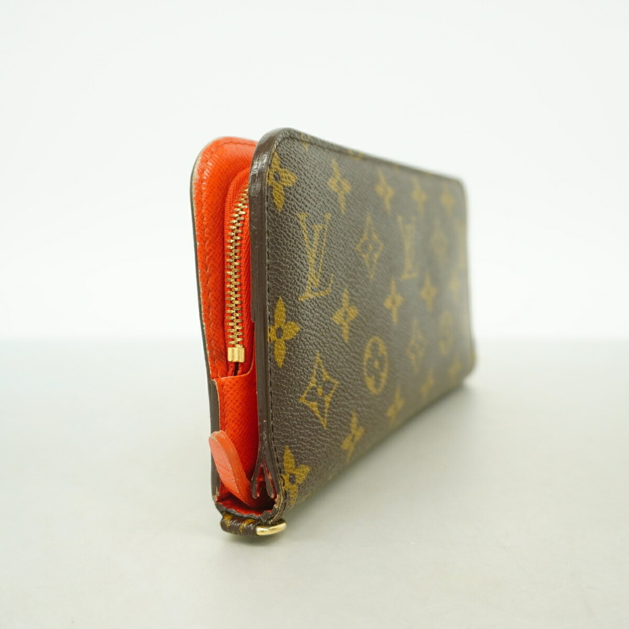 Louis Vuitton Brown Lv Orange Long Wallet (Bi-Fold) (Pre-Owned)