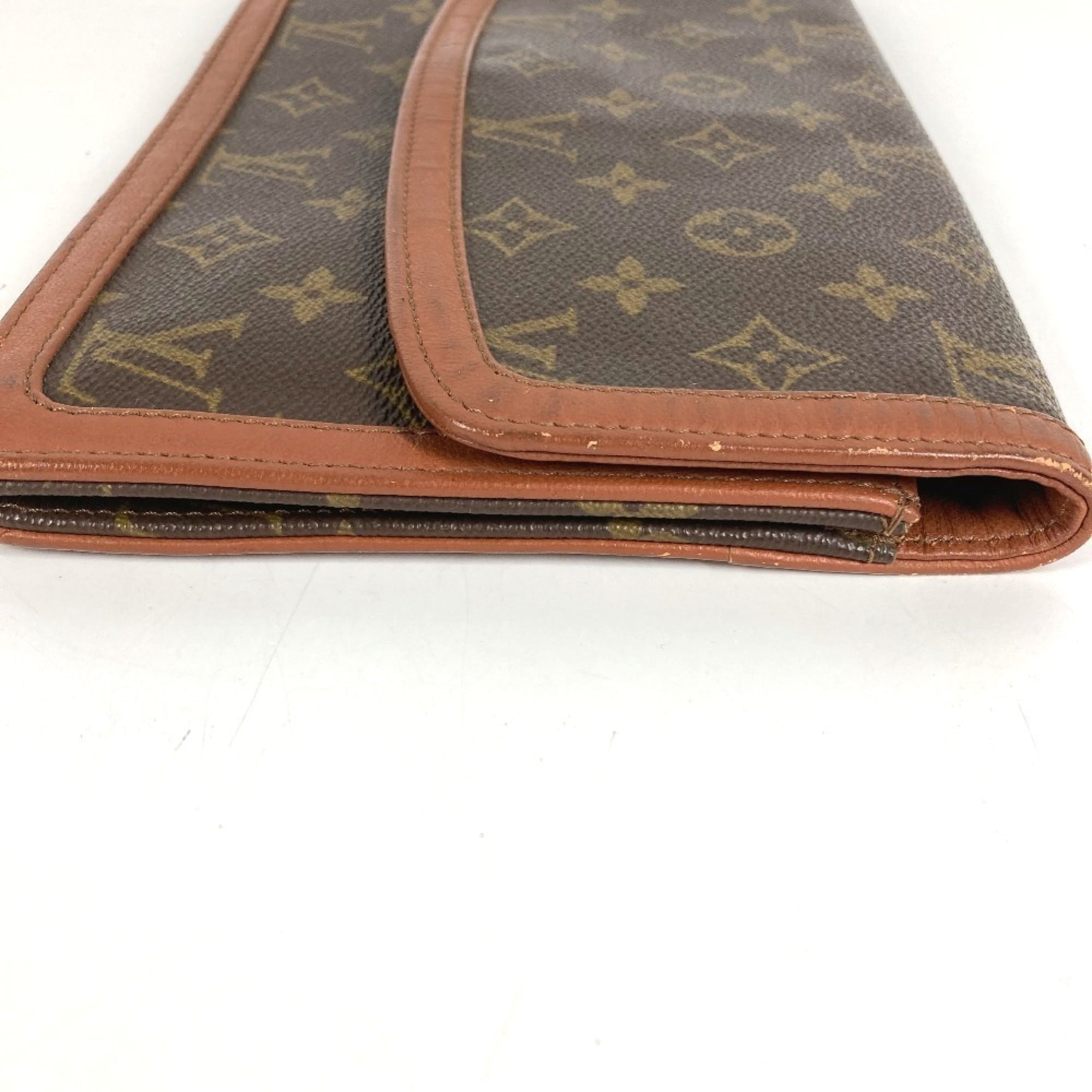 Louis Vuitton Monogram Brown Monogram Clutch Bag (Pre-Owned)