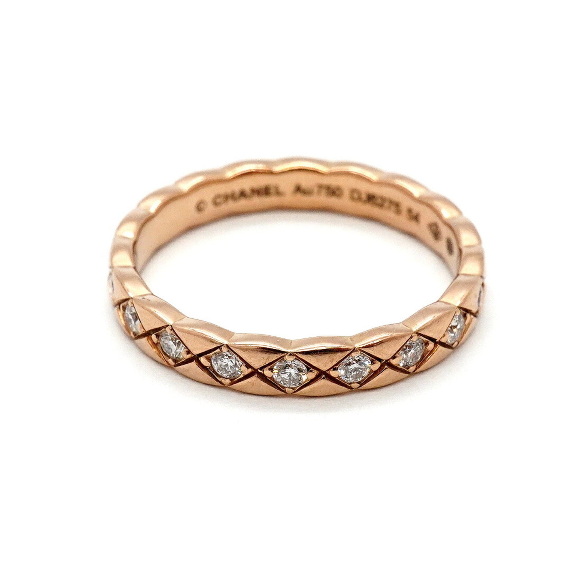 Chanel Pink Gold (18K) Band Ring (Pre-Owned)