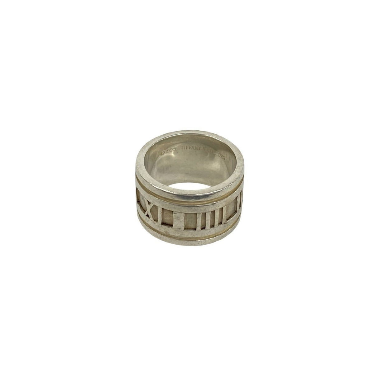 Tiffany Silver Silver 925 Band Ring (Pre-Owned)