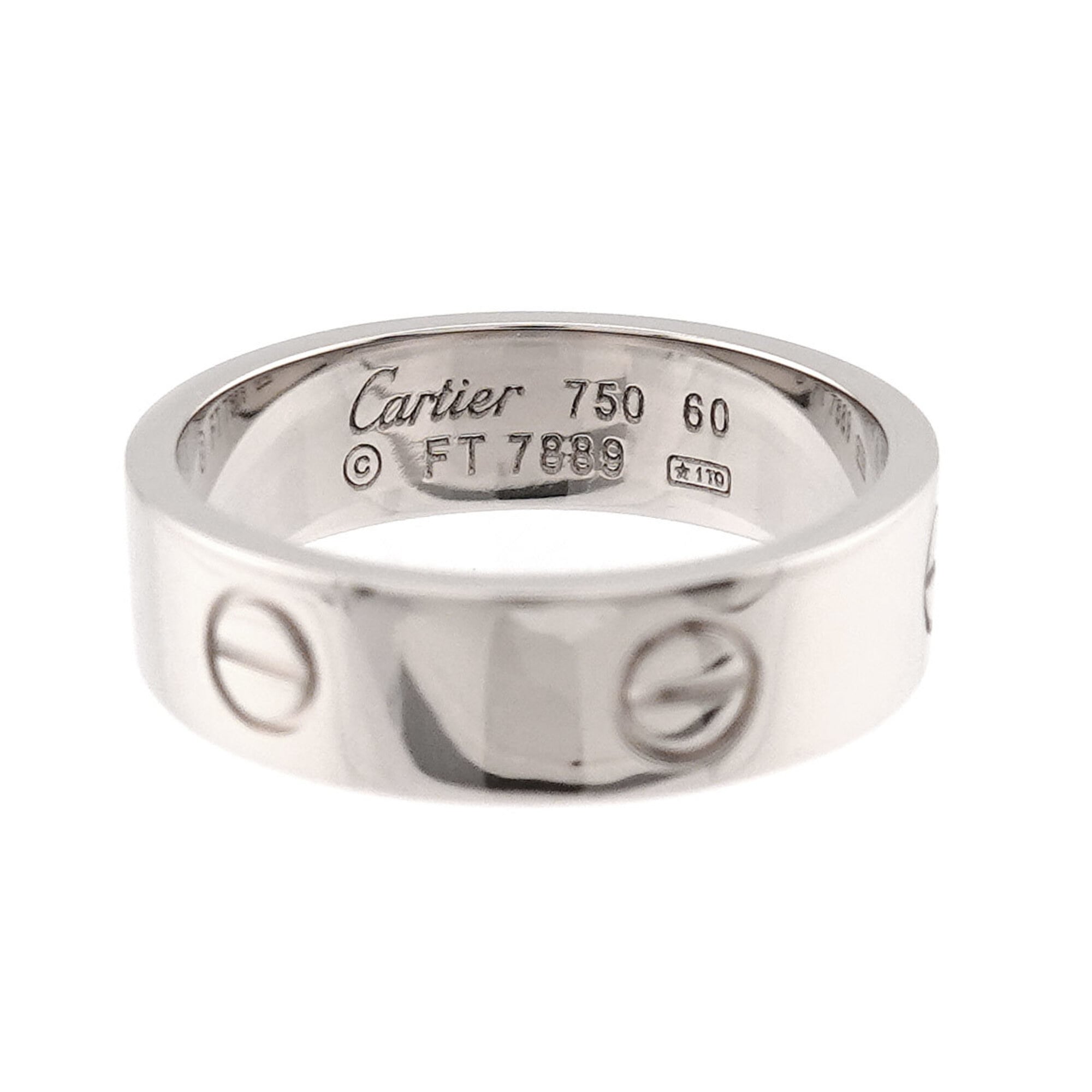 Cartier White Gold (18K) Band Ring (Pre-Owned)