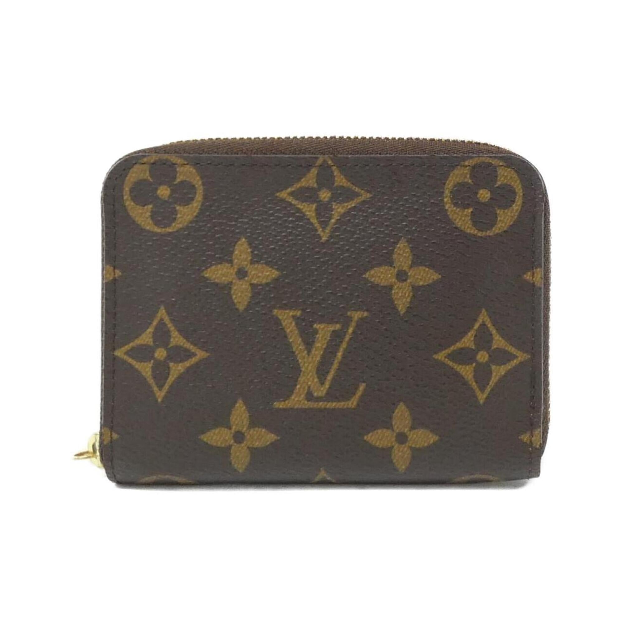 Louis Vuitton Marron Coated Canvas Coin Purse/Coin Case (Pre-Owned)