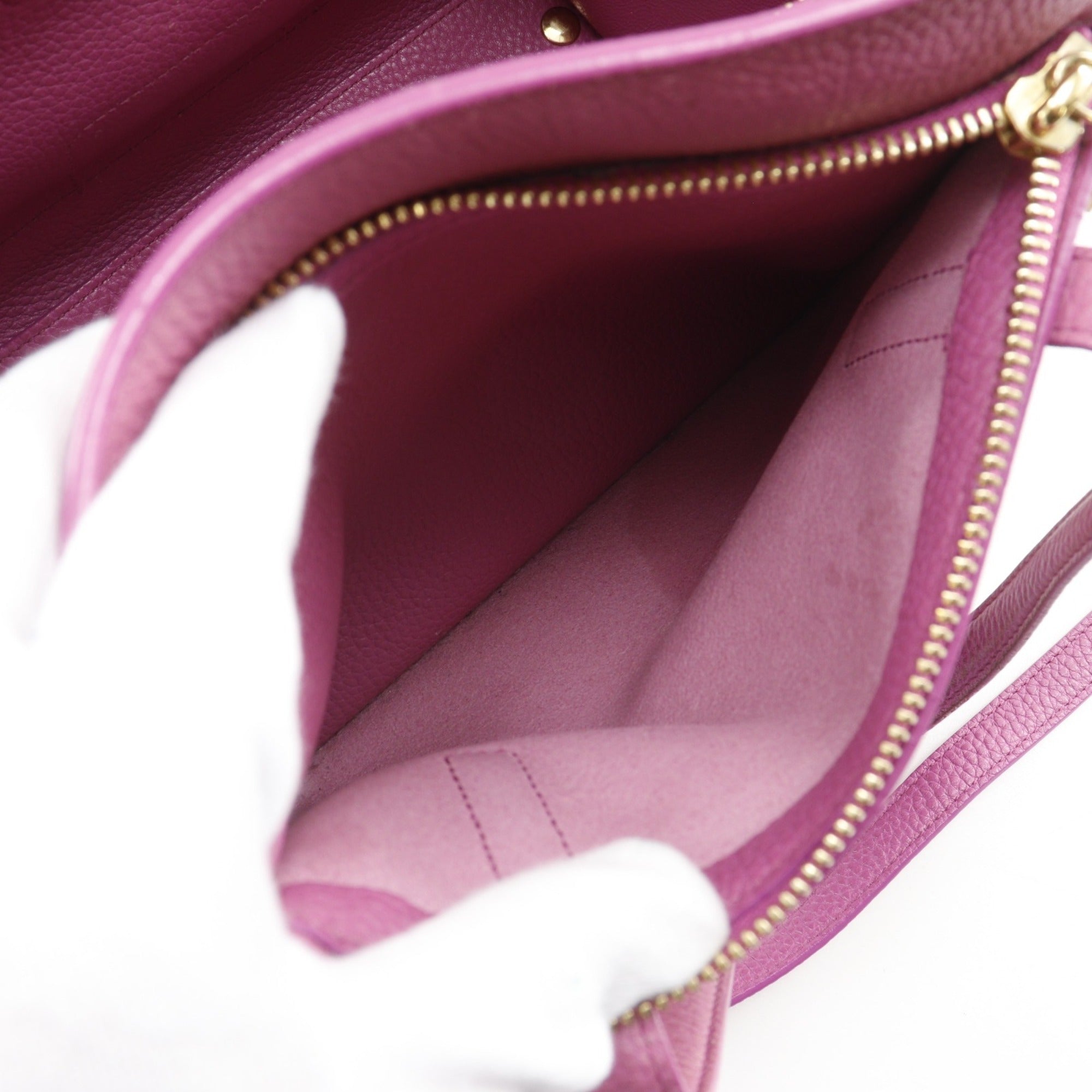 Salvatore Ferragamo Pink Leather Handbag (Pre-Owned)
