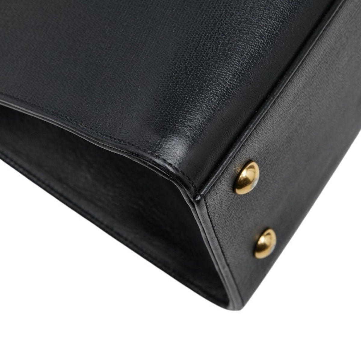 Saint Laurent Black Leather Handbag Shoulder Bag (Pre-Owned)