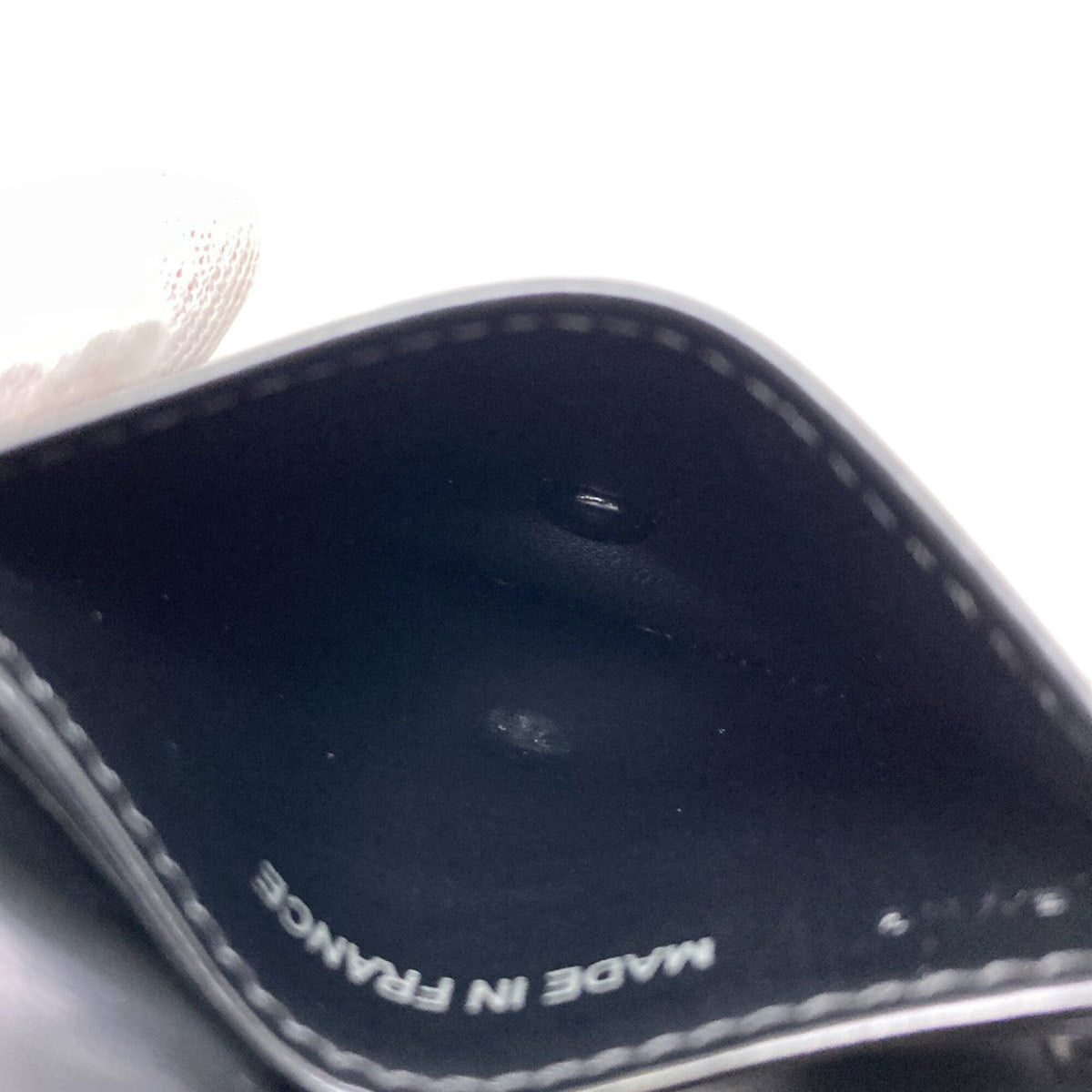Cartier Black Leather Coin Purse/Coin Case (Pre-Owned)