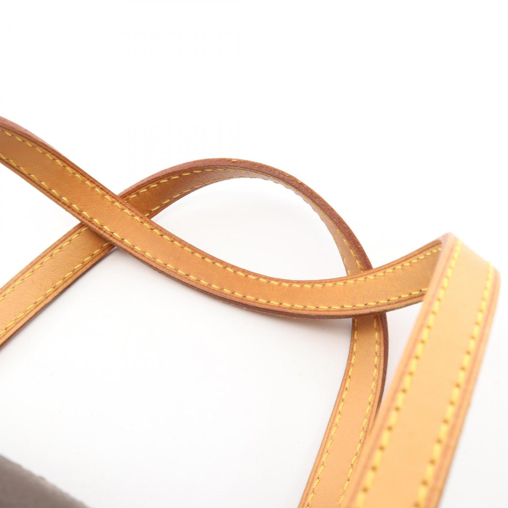 Louis Vuitton Brown Monogram Coated Canvas Leather Handbag (Pre-Owned)