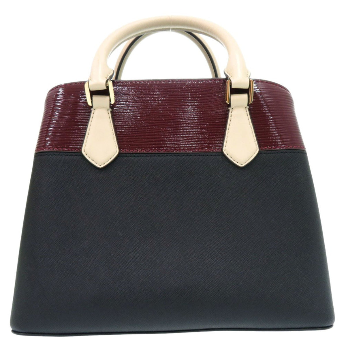 Tory Burch Black Leather Handbag Shoulder Bag (Pre-Owned)