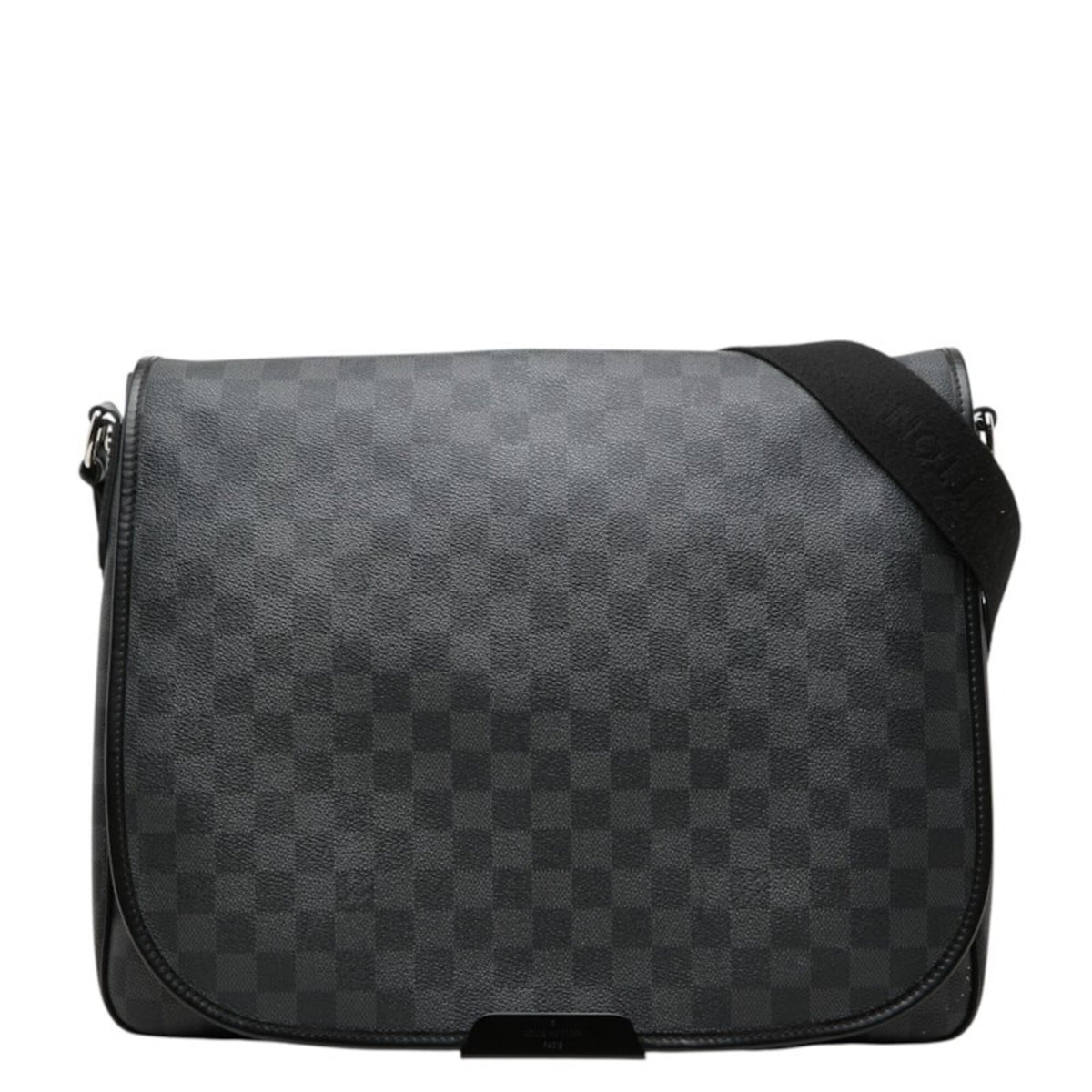 Louis Vuitton Damier Graphite Black Pvc Leather Shoulder Bag (Pre-Owned)
