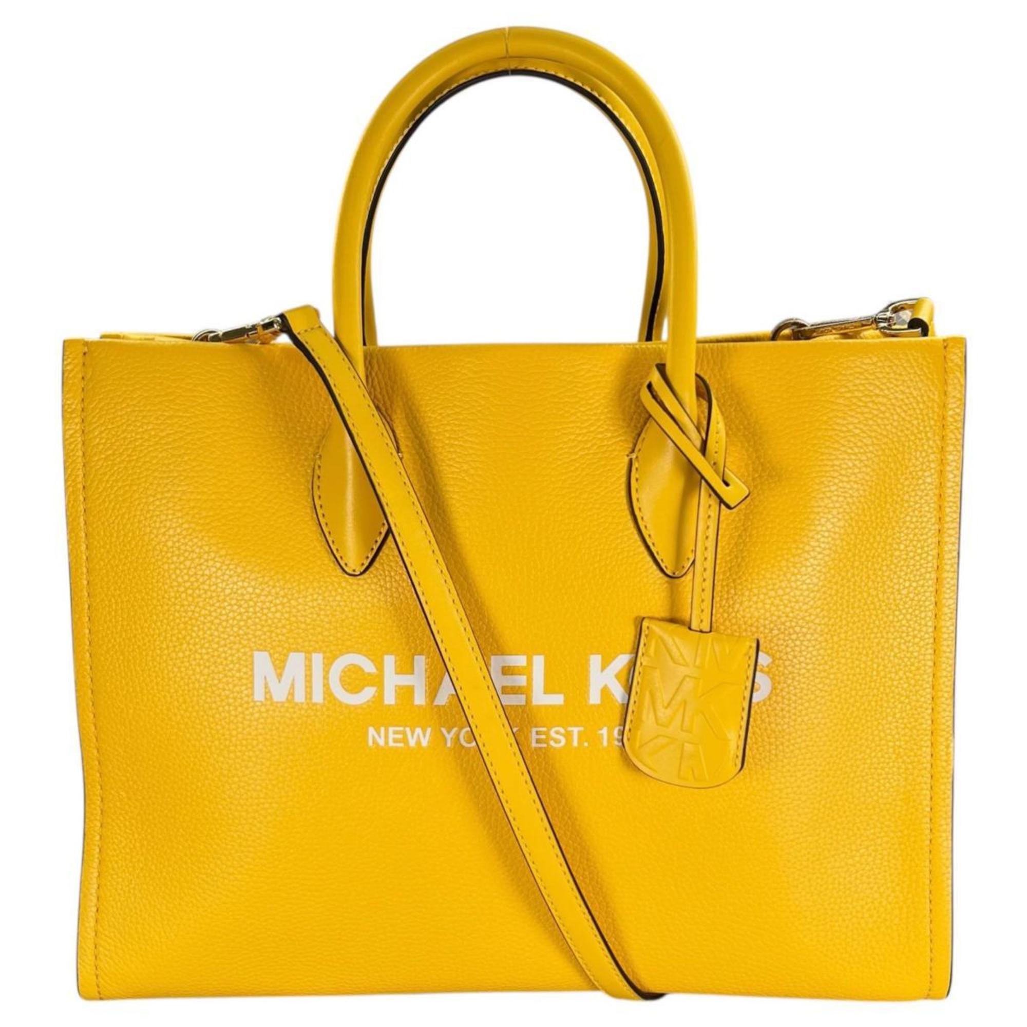 Michael Kors Yellow Handbag Shoulder Bag (Pre-Owned)