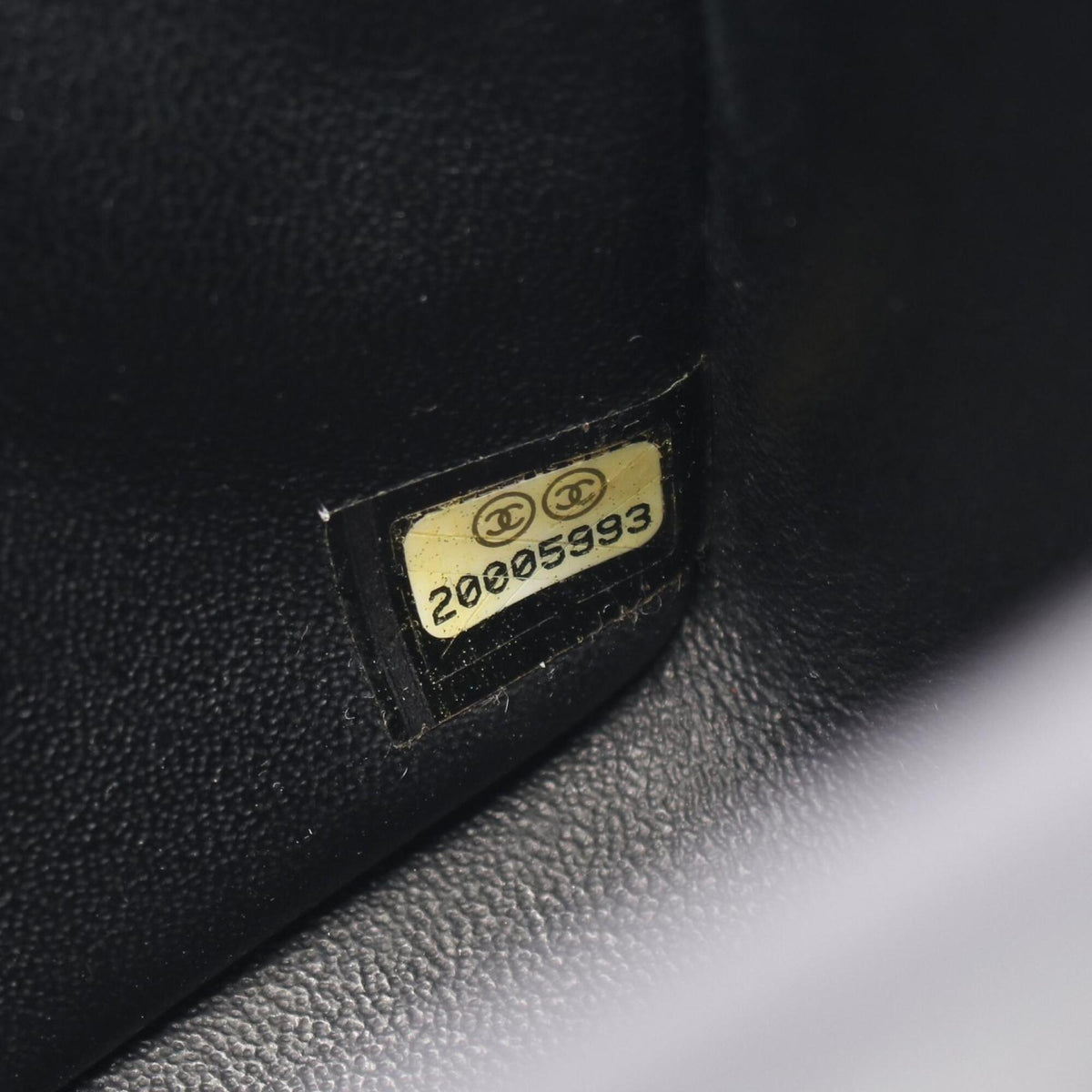 Chanel Black Leather Handbag Shoulder Bag (Pre-Owned)