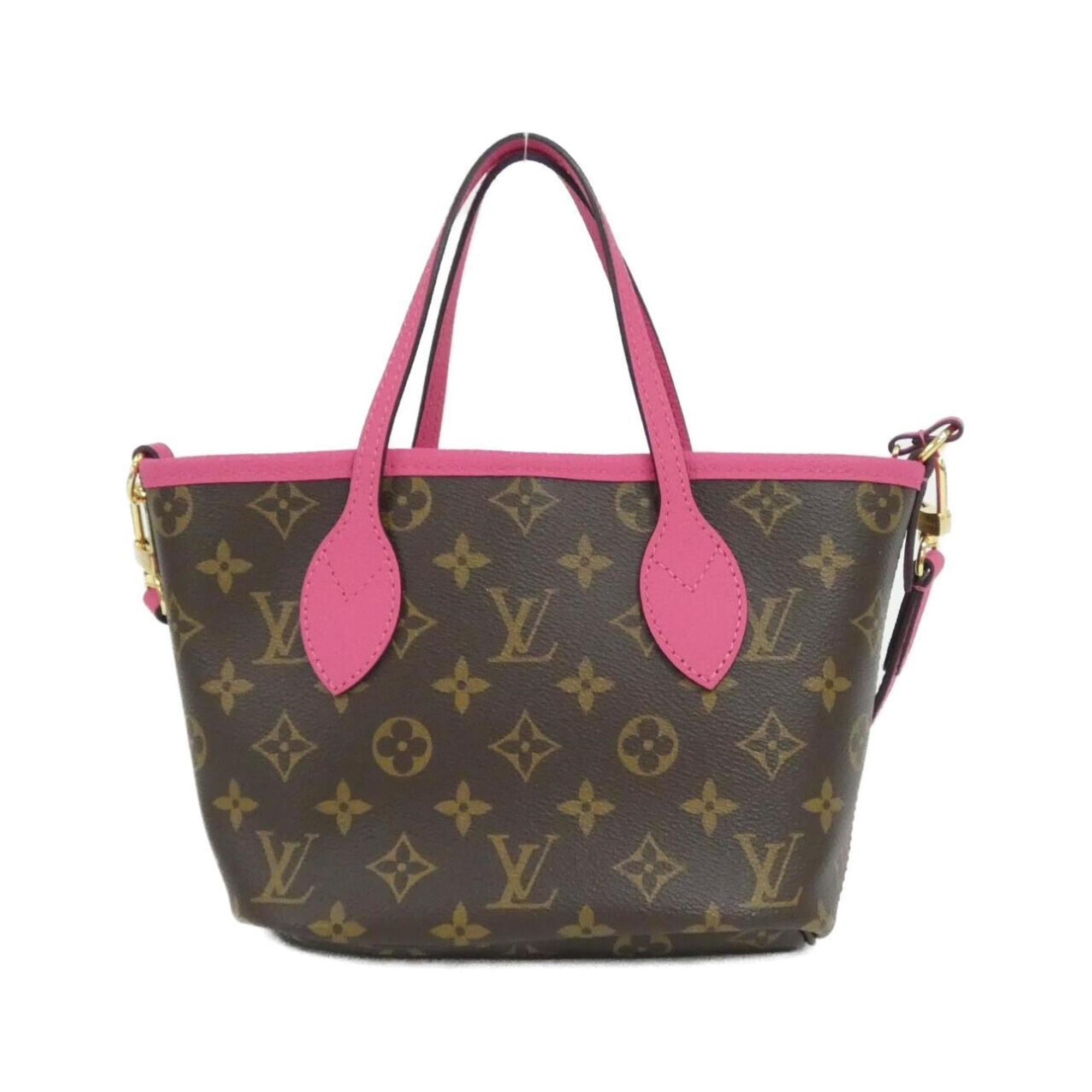 Louis Vuitton Monogram Marron Rose Coated Canvas Leather Handbag (Pre-Owned)