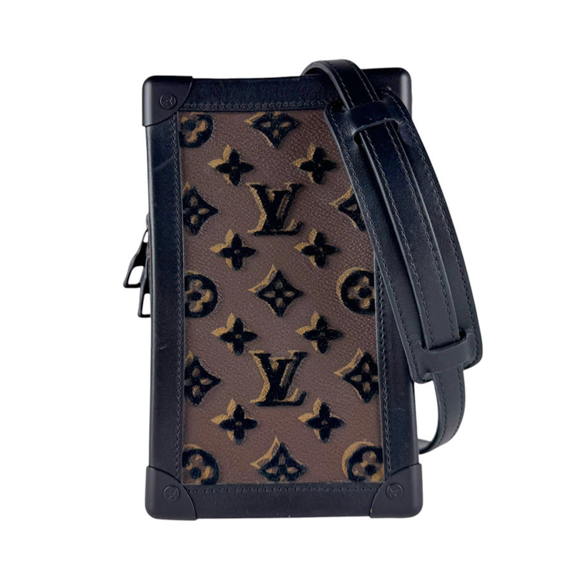 Louis Vuitton Black Brown Shoulder Bag (Pre-Owned)