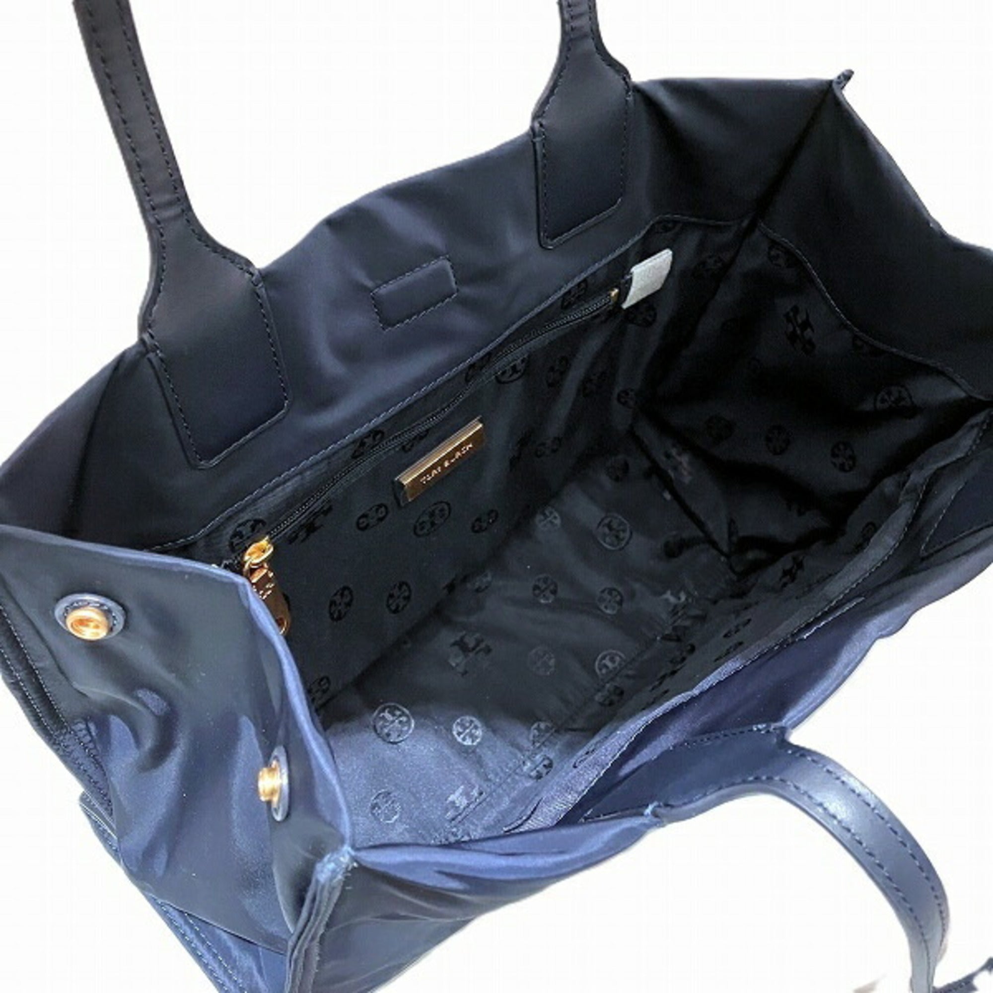 Tory Burch Navy Nylon Tote Bag (Pre-Owned)