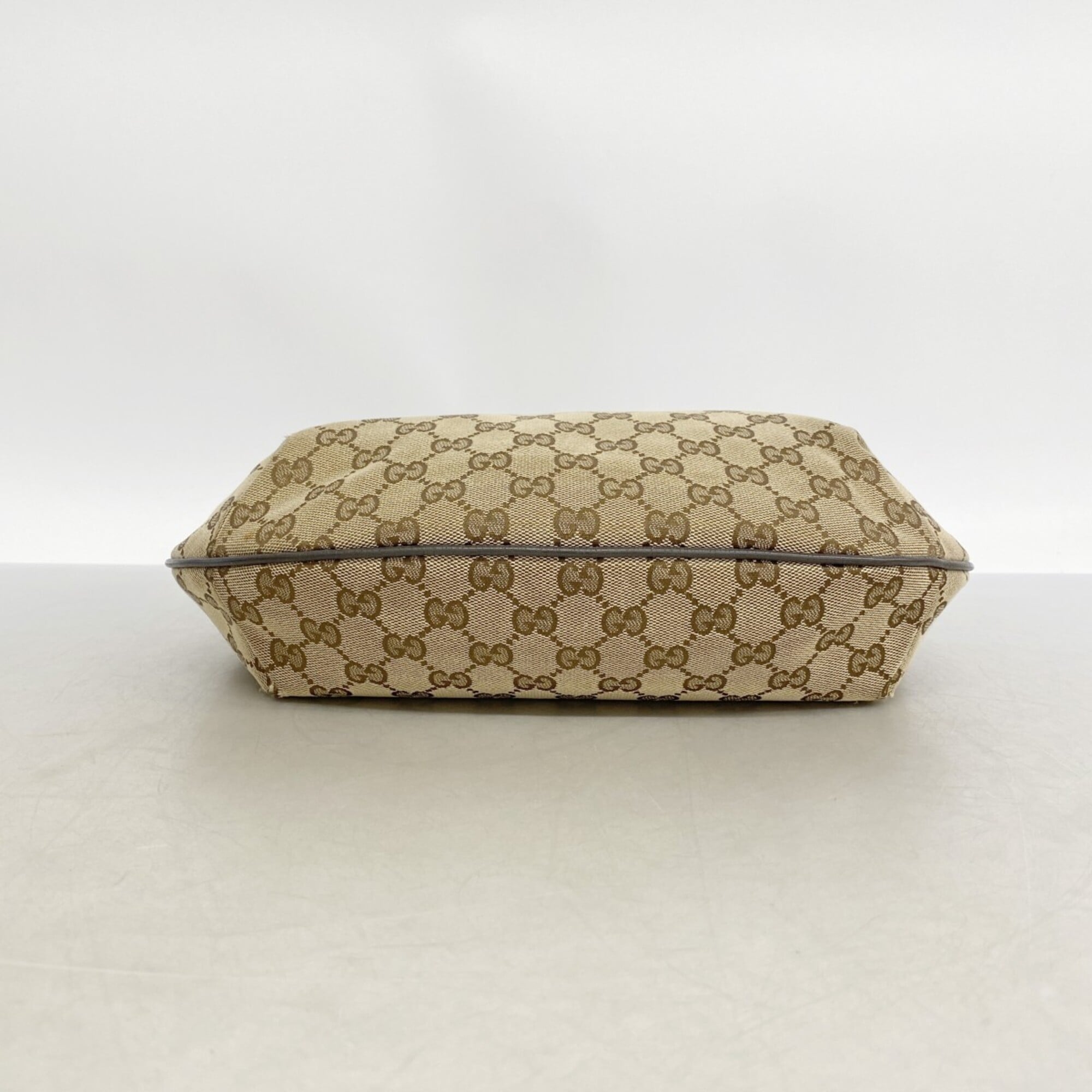 Gucci Brown Canvas Shoulder Bag (Pre-Owned)
