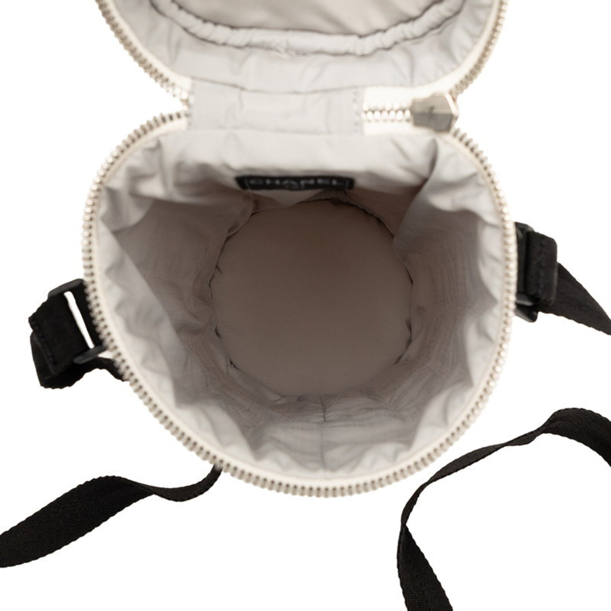 Chanel Sport White Nylon Shoulder Bag Sports Bag (Pre-Owned)