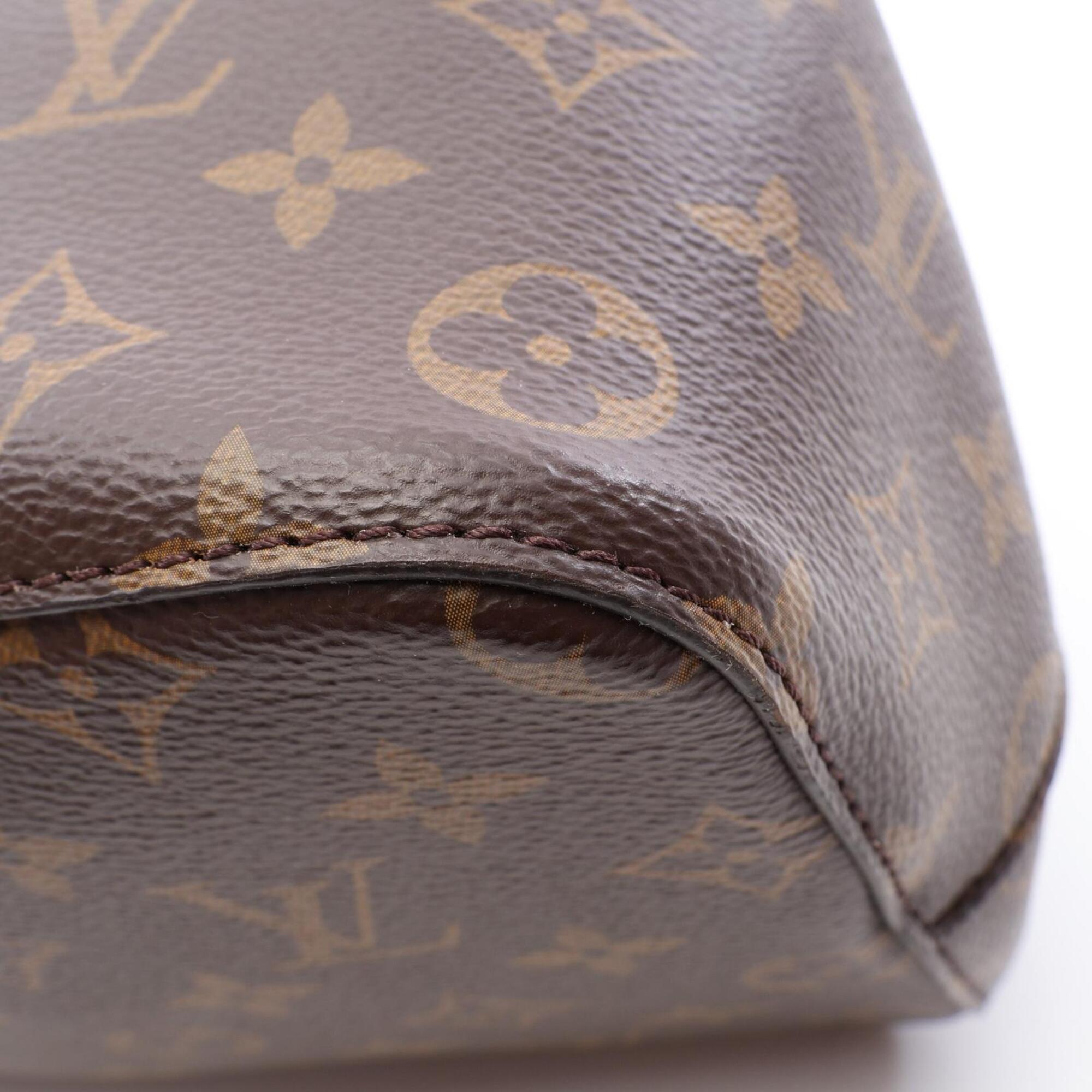 Louis Vuitton Brown Coquelicots Red Color Coated Canvas Pvc Monogram Leather Handbag Shoulder Bag (Pre-Owned)