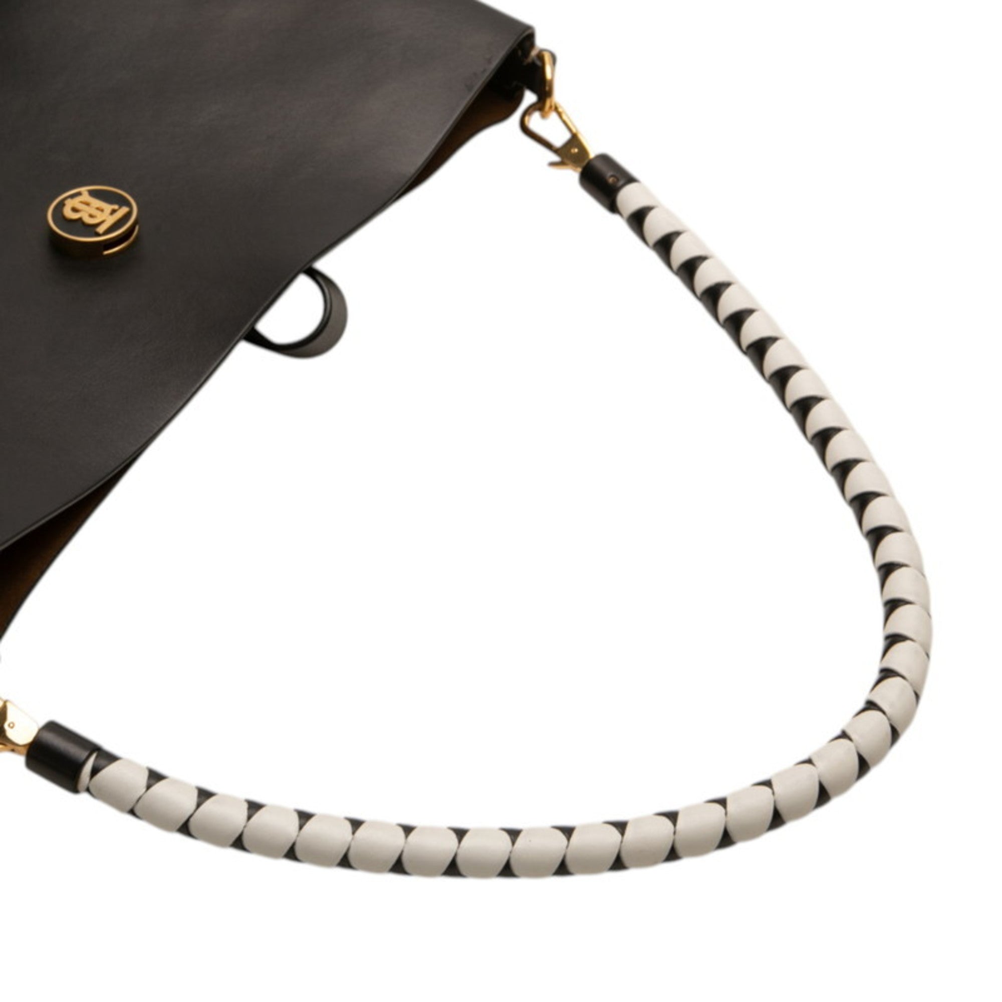 Burberry Black Leather Shoulder Bag (Pre-Owned)