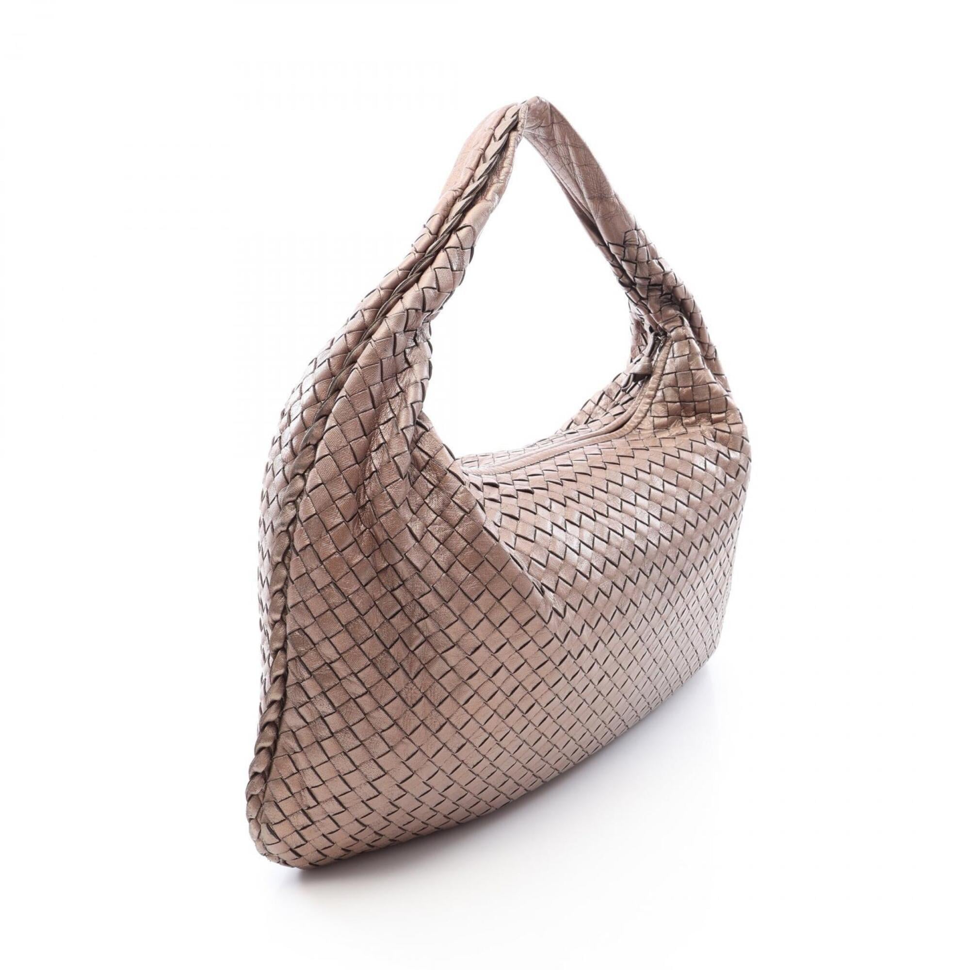 Bottega Veneta Brown Intrecciato Handbag Shoulder Bag (Pre-Owned)