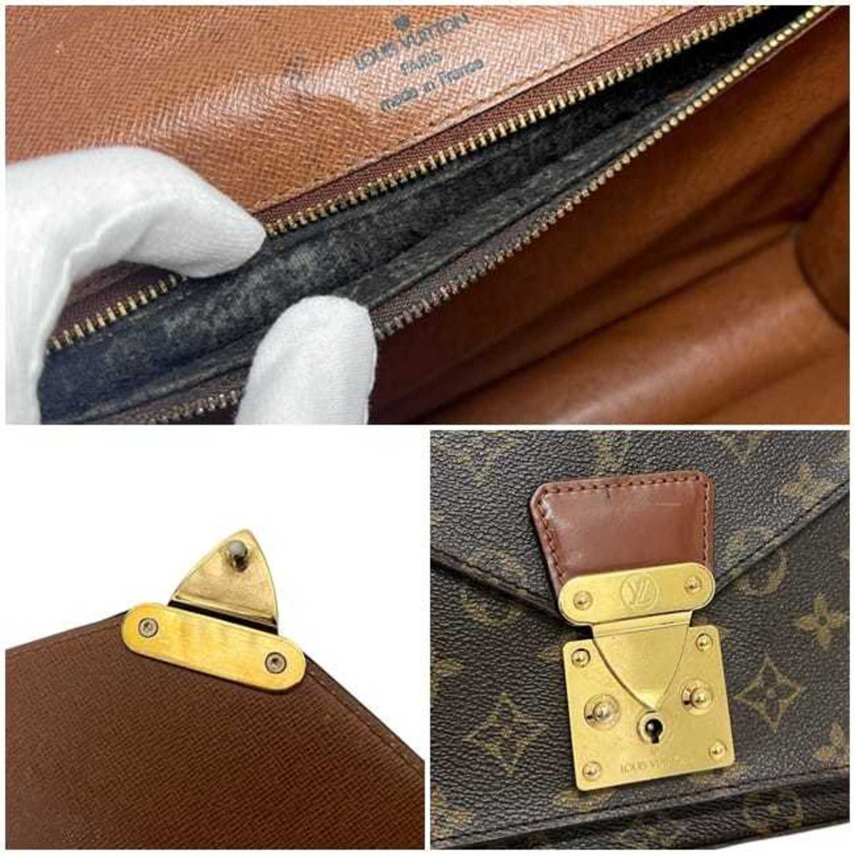 Louis Vuitton Brown Monogram Monogram Handbag (Pre-Owned)